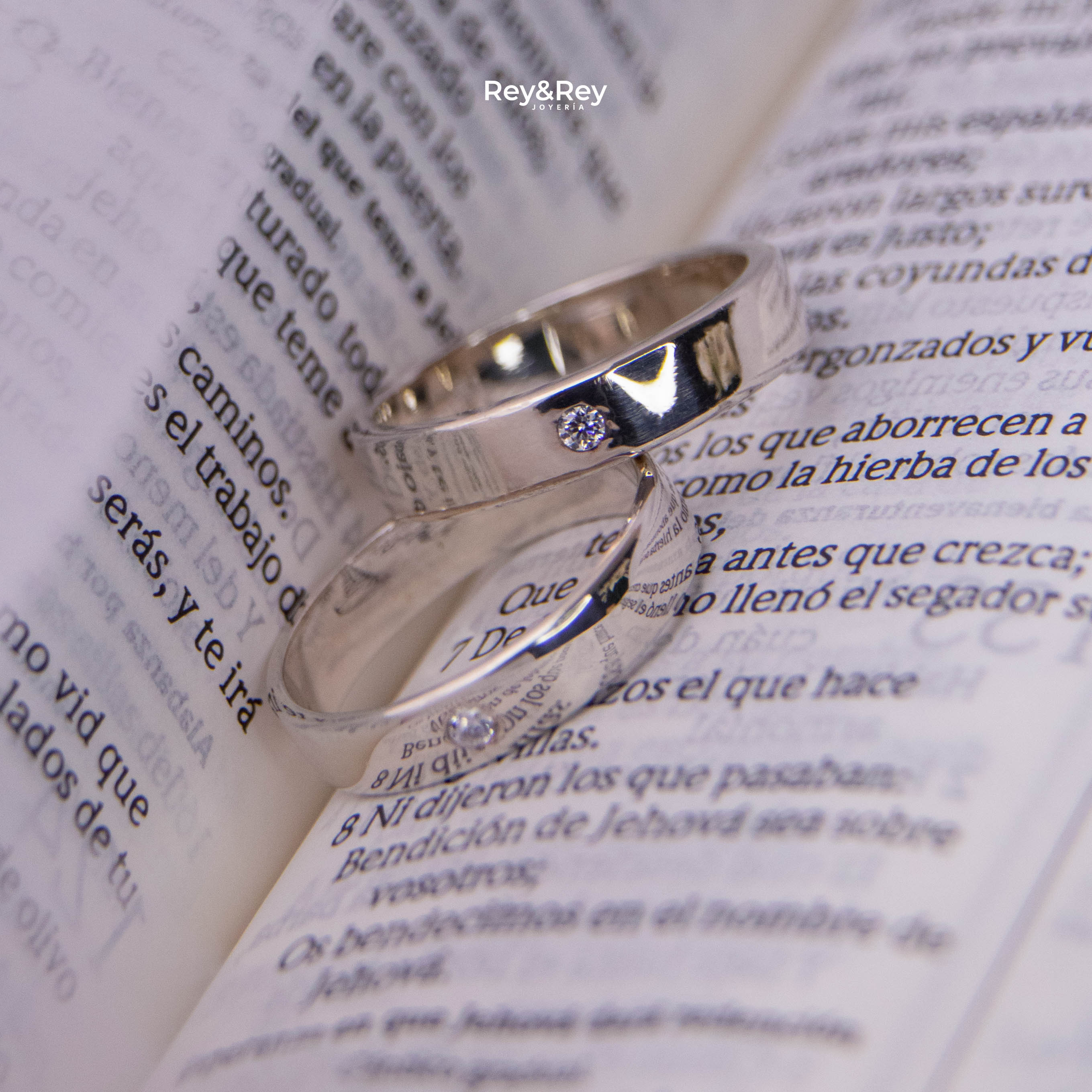 Anillos Matrimoniales Flat X de Plata Par