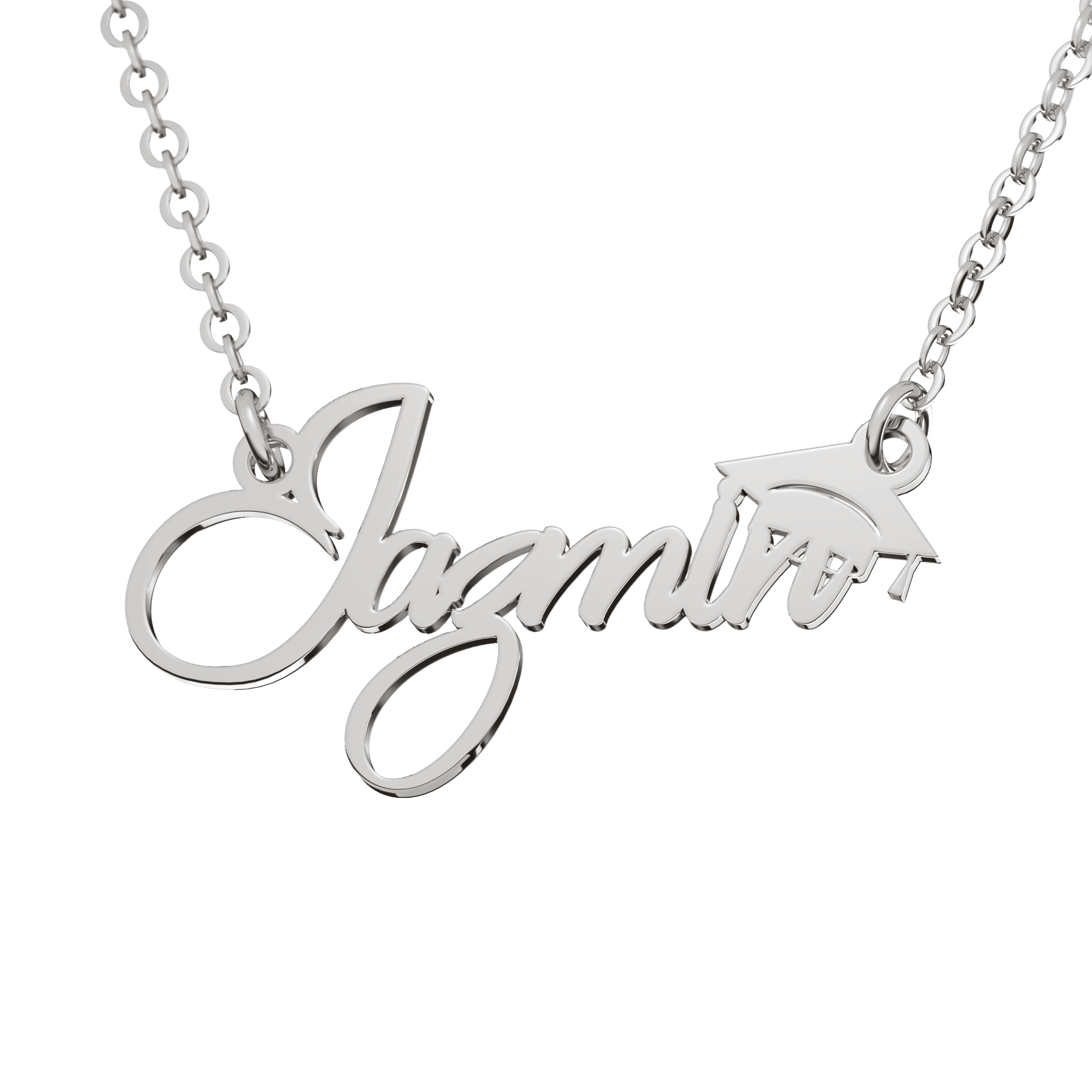 Collar Birrete Graduación Personalizable Plata .925 Primerly