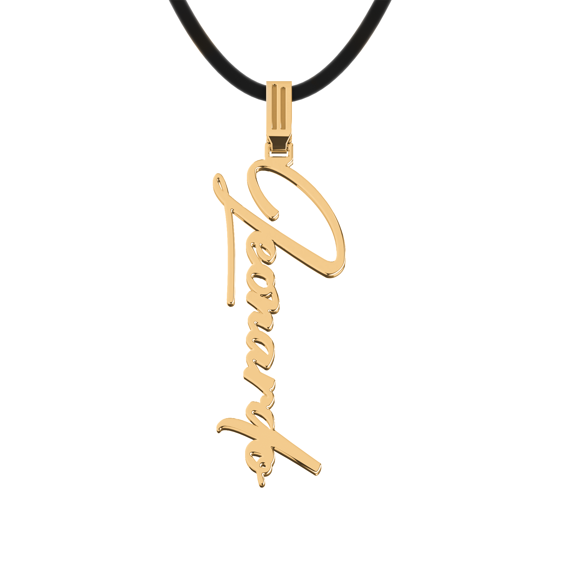 Dije Vertical Personalizable Oro 10K Primerly