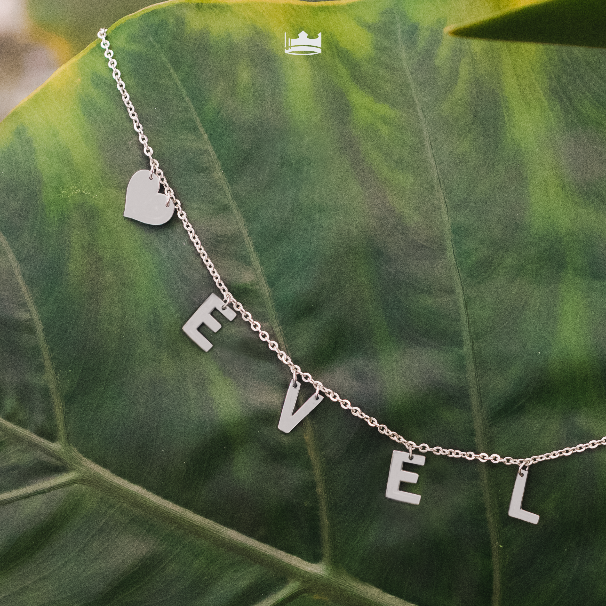 Cadena Letras Personalizable Plata .925 Primerly