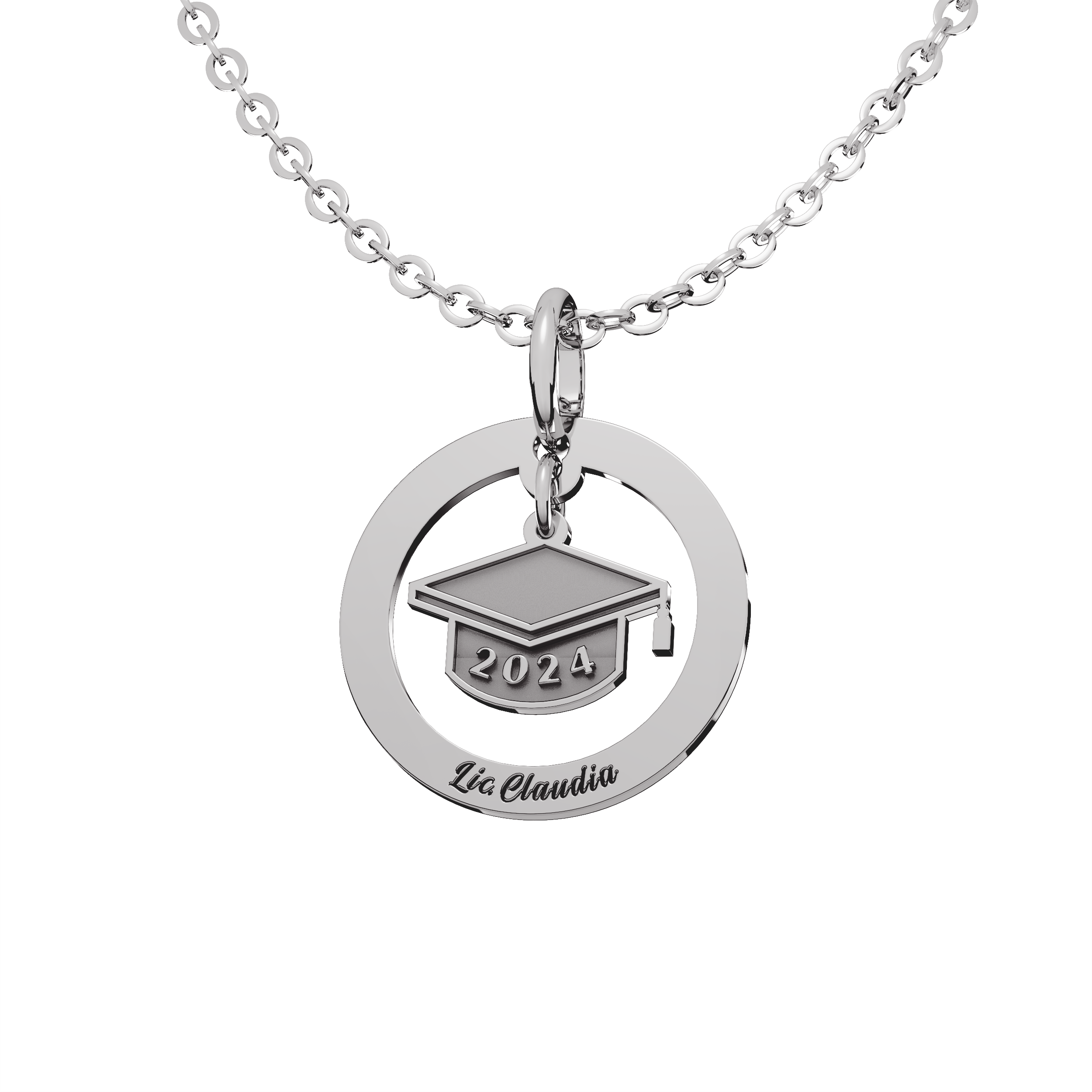 Collar Loop Birrete Personalizable Plata .925 Primerly