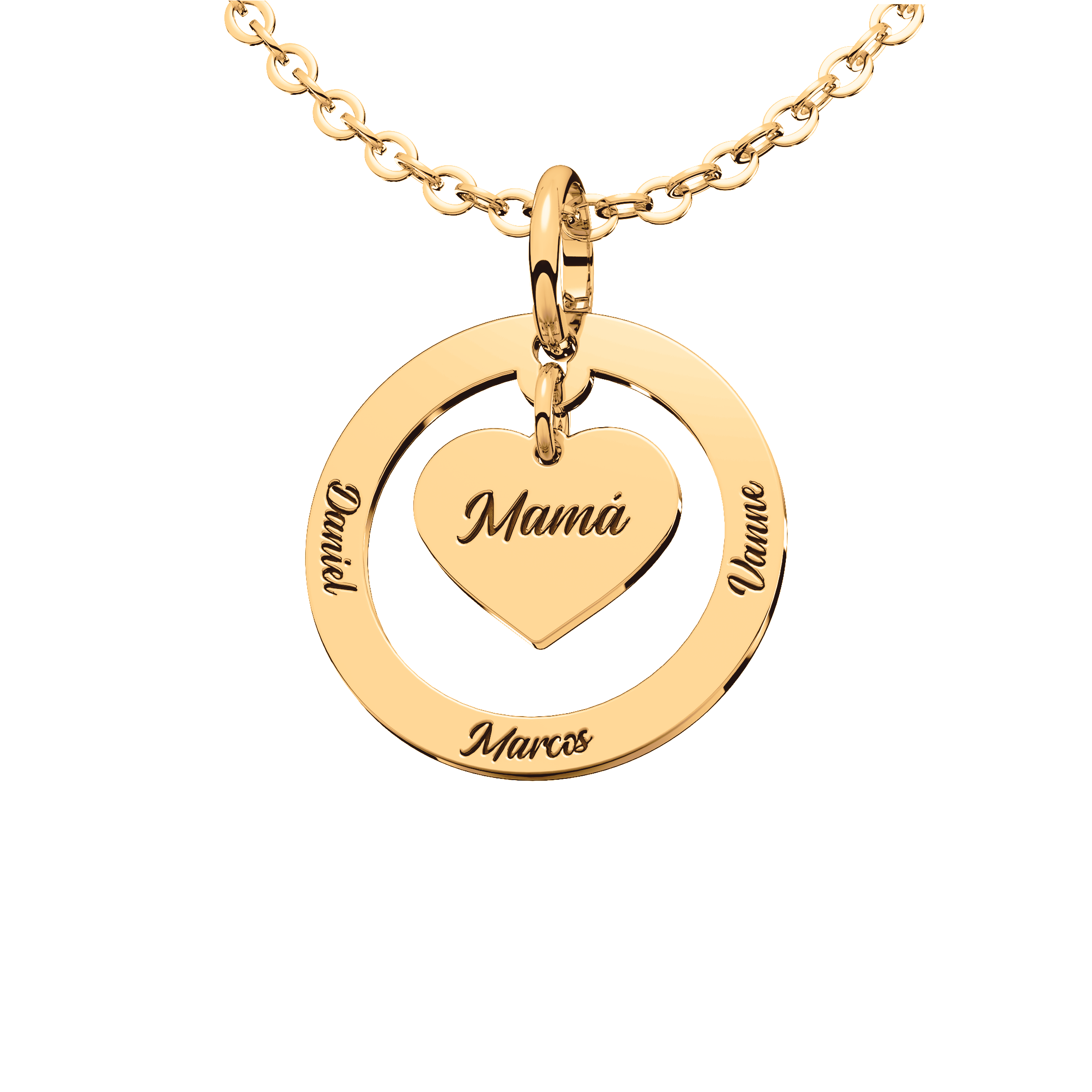 Collar Loop Personalizable Oro 10k Primerly