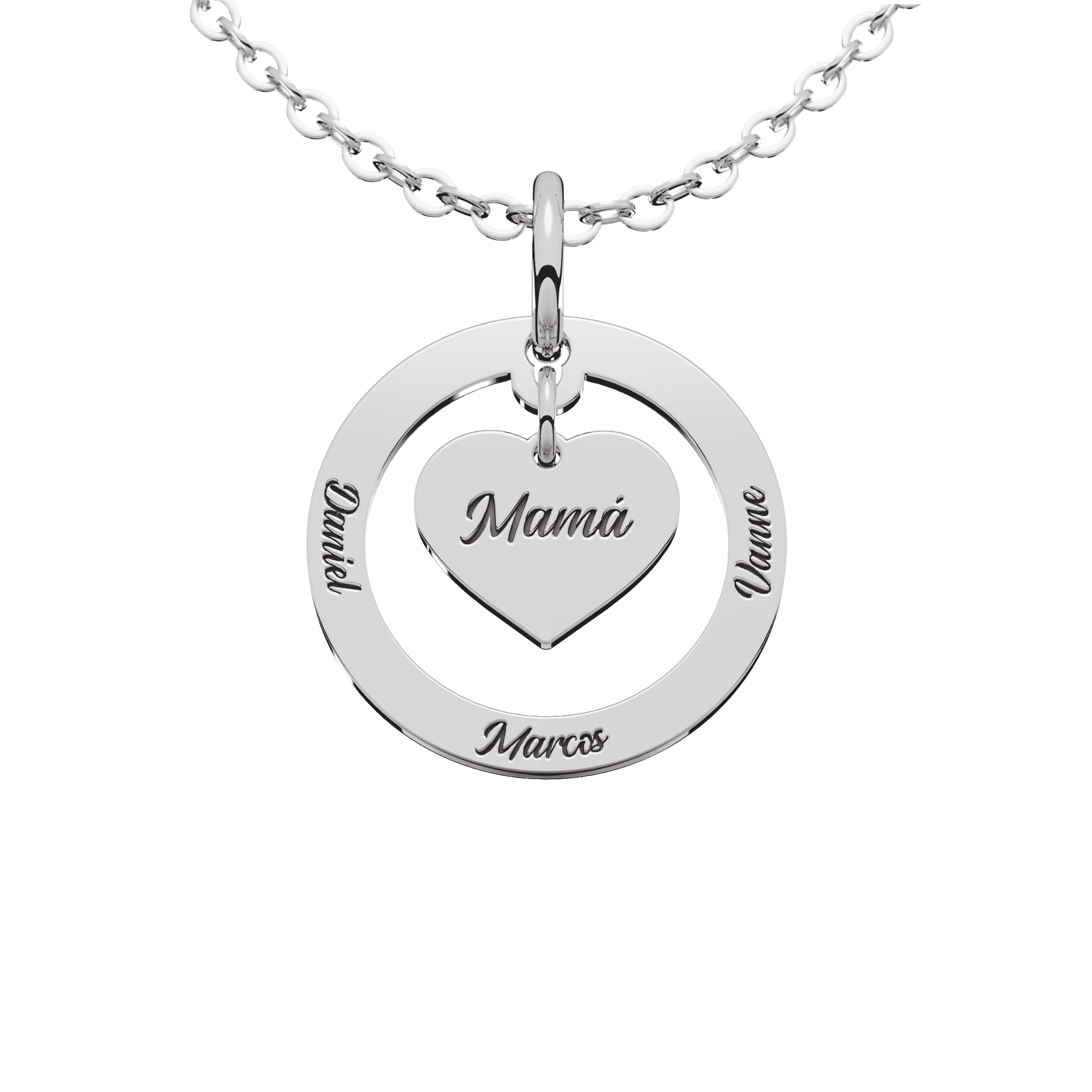 Collar Loop Personalizable Plata .925 Primerly