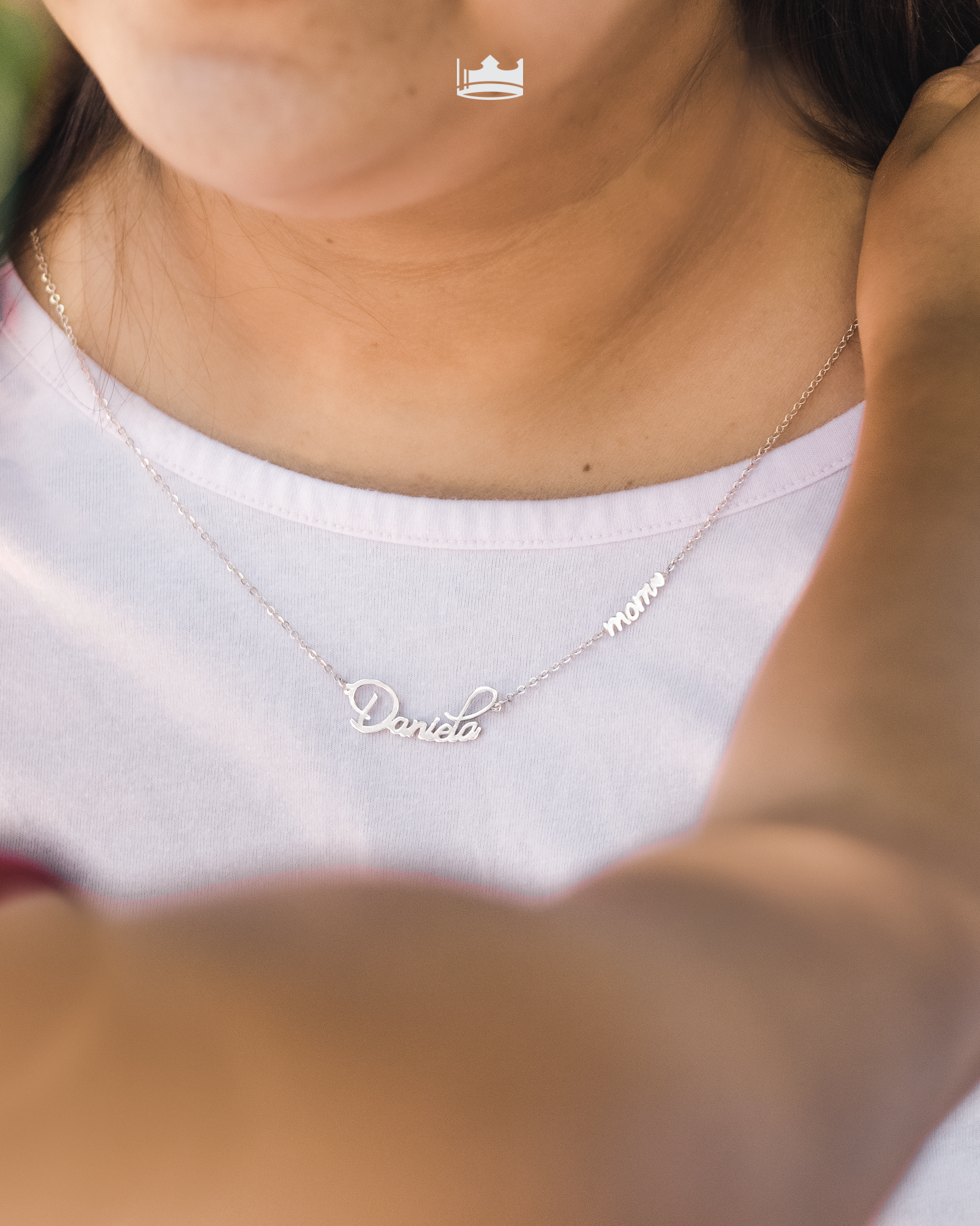 Collar Classic Mom Personalizable Plata .925 Primerly