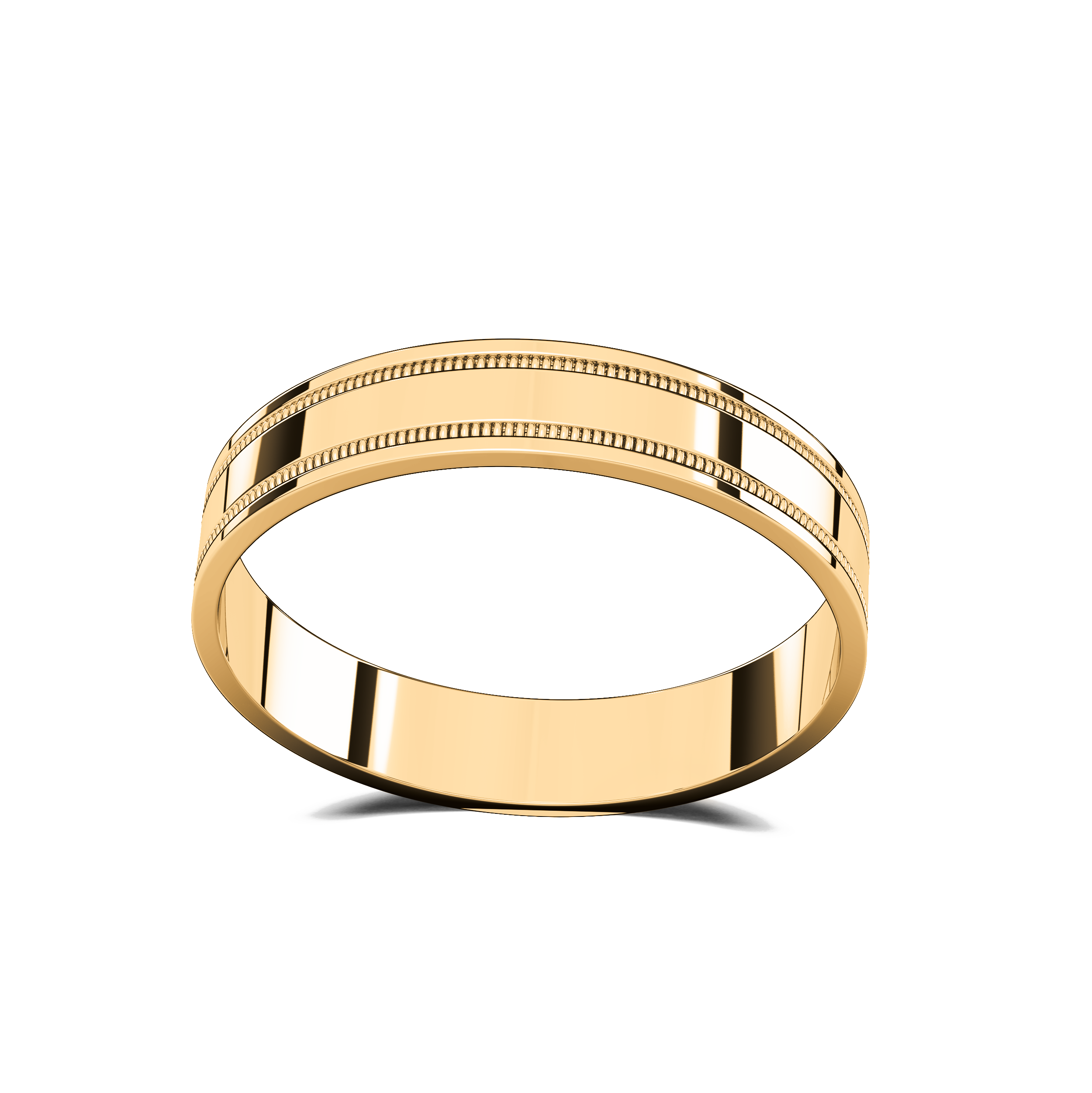 Anillo Milgrain Matrimonial en Oro 10k