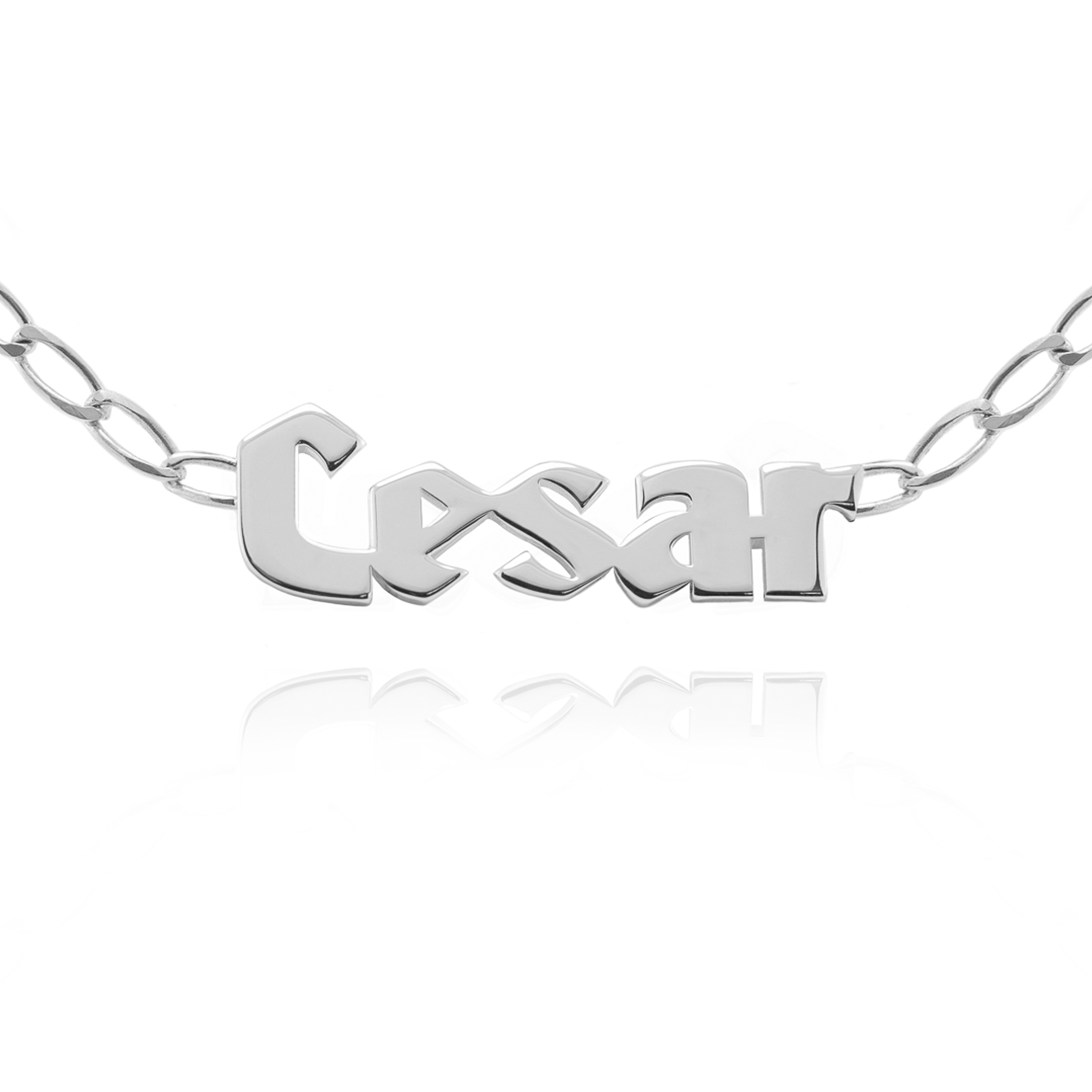 Cadena Figara Monarca Personalizable Plata .925 Primerly