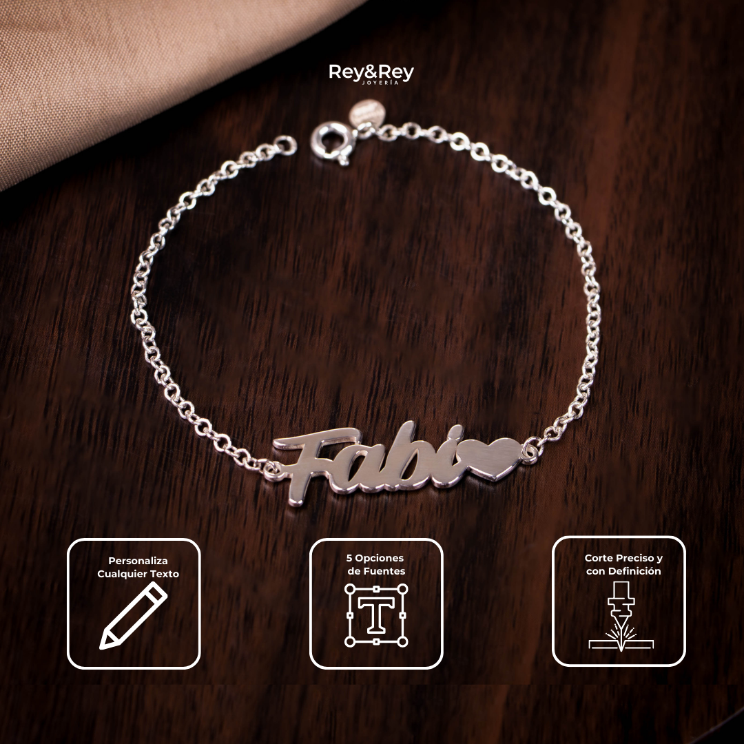 Pulsera Personalizable Classic de Plata Primerly