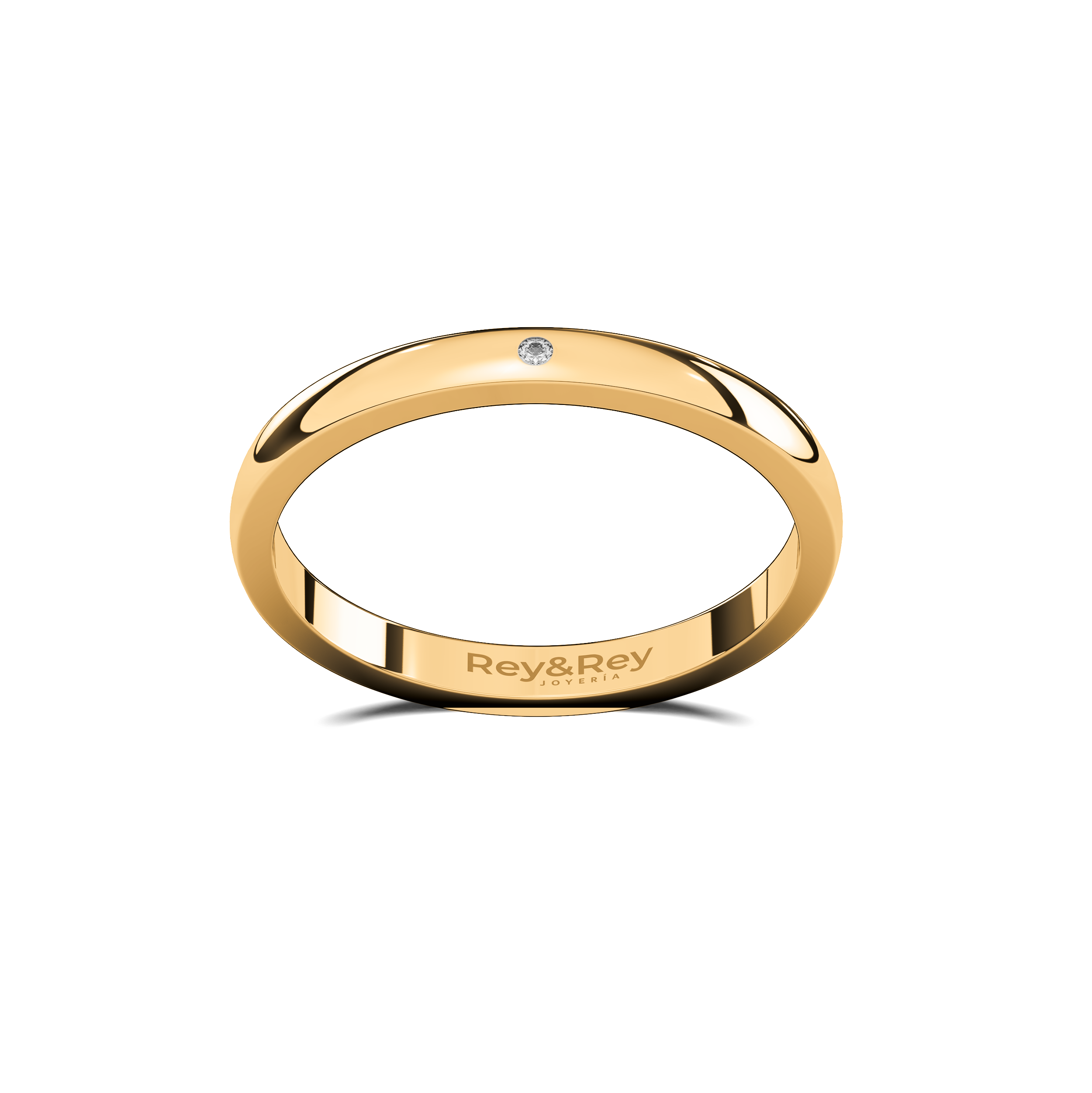 Anillo Matrimonial Paloma S de Oro 10k