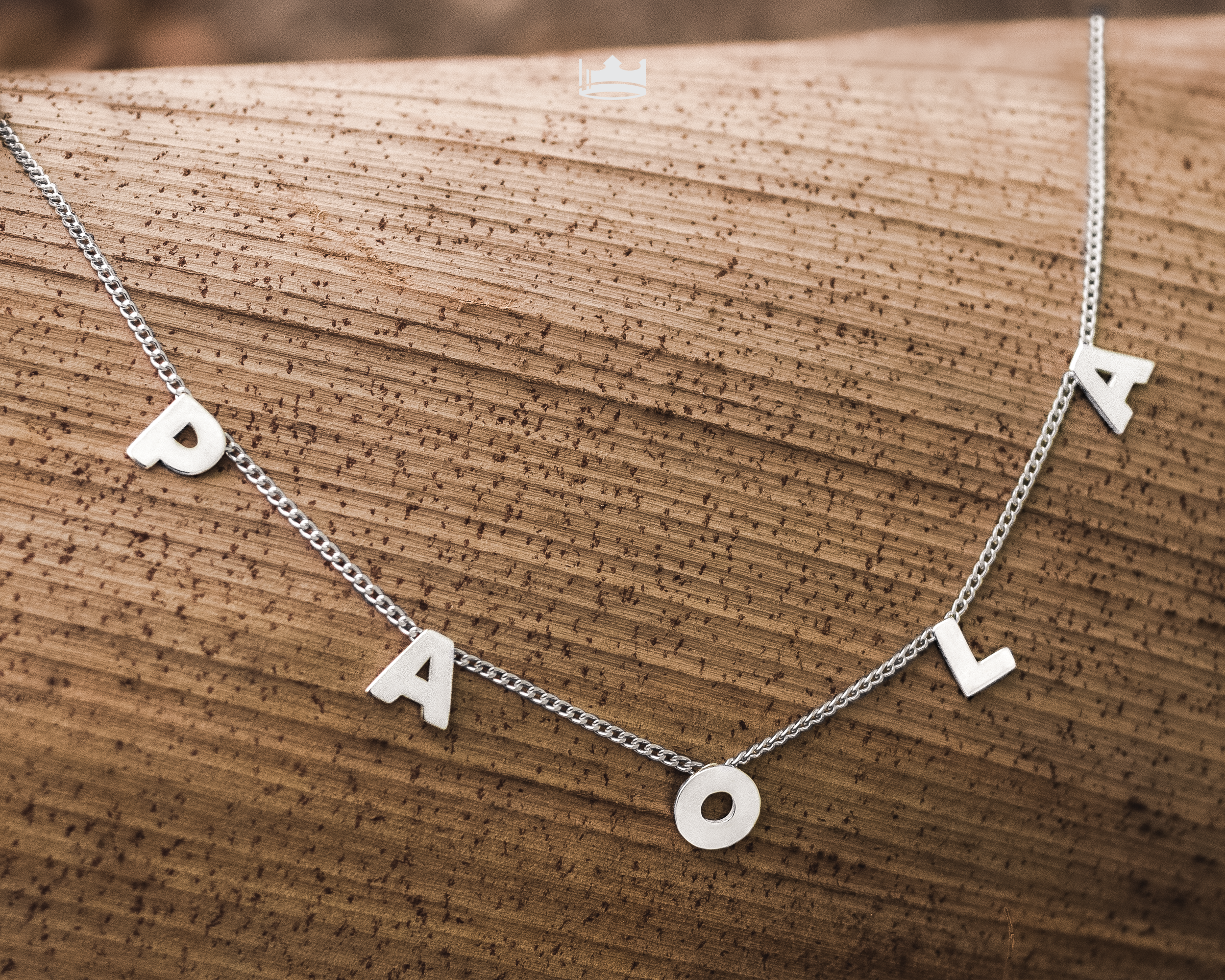 Cadena Letras Personalizable Plata .925 Primerly