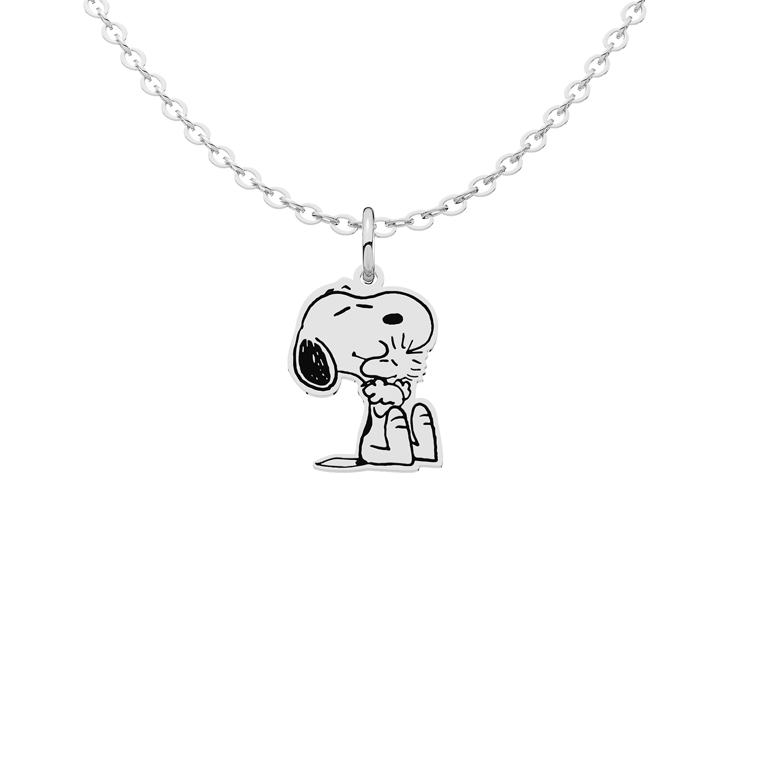 Collar Snoopy Grande Plata .925 Primerly