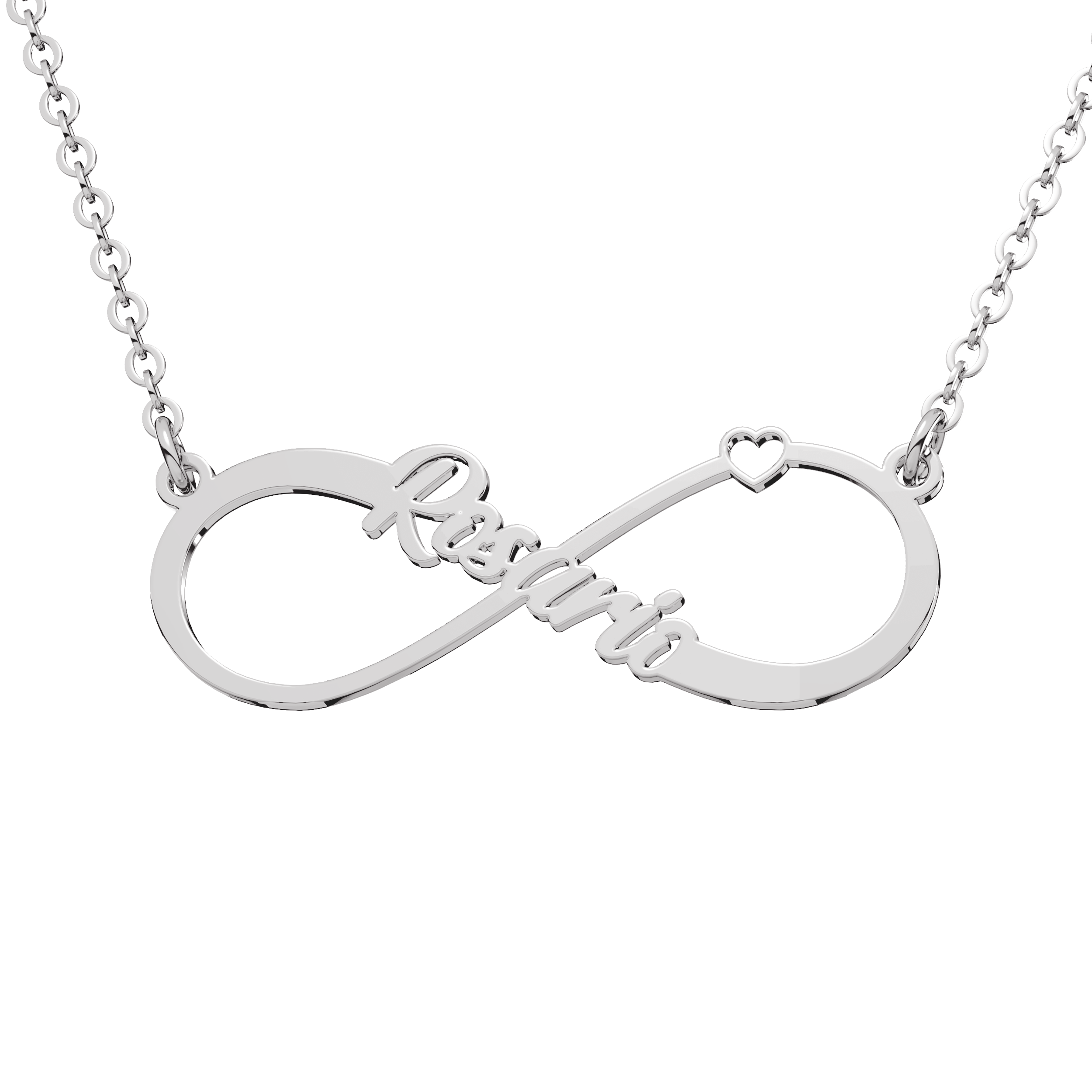 Collar Infinito Personalizable Plata .925 Primerly