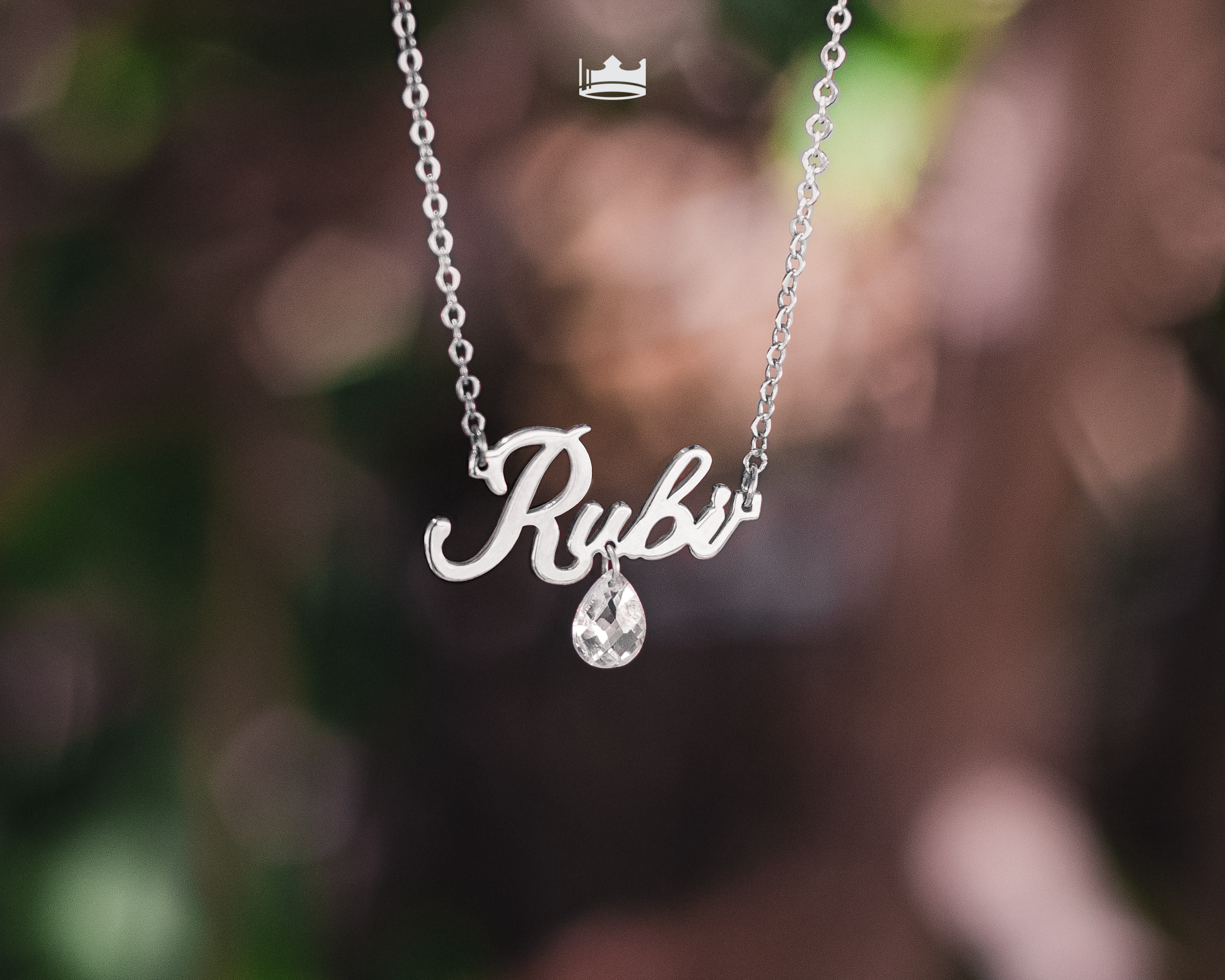 Collar Classic y Zirconia Personalizable Plata .925 Primerly