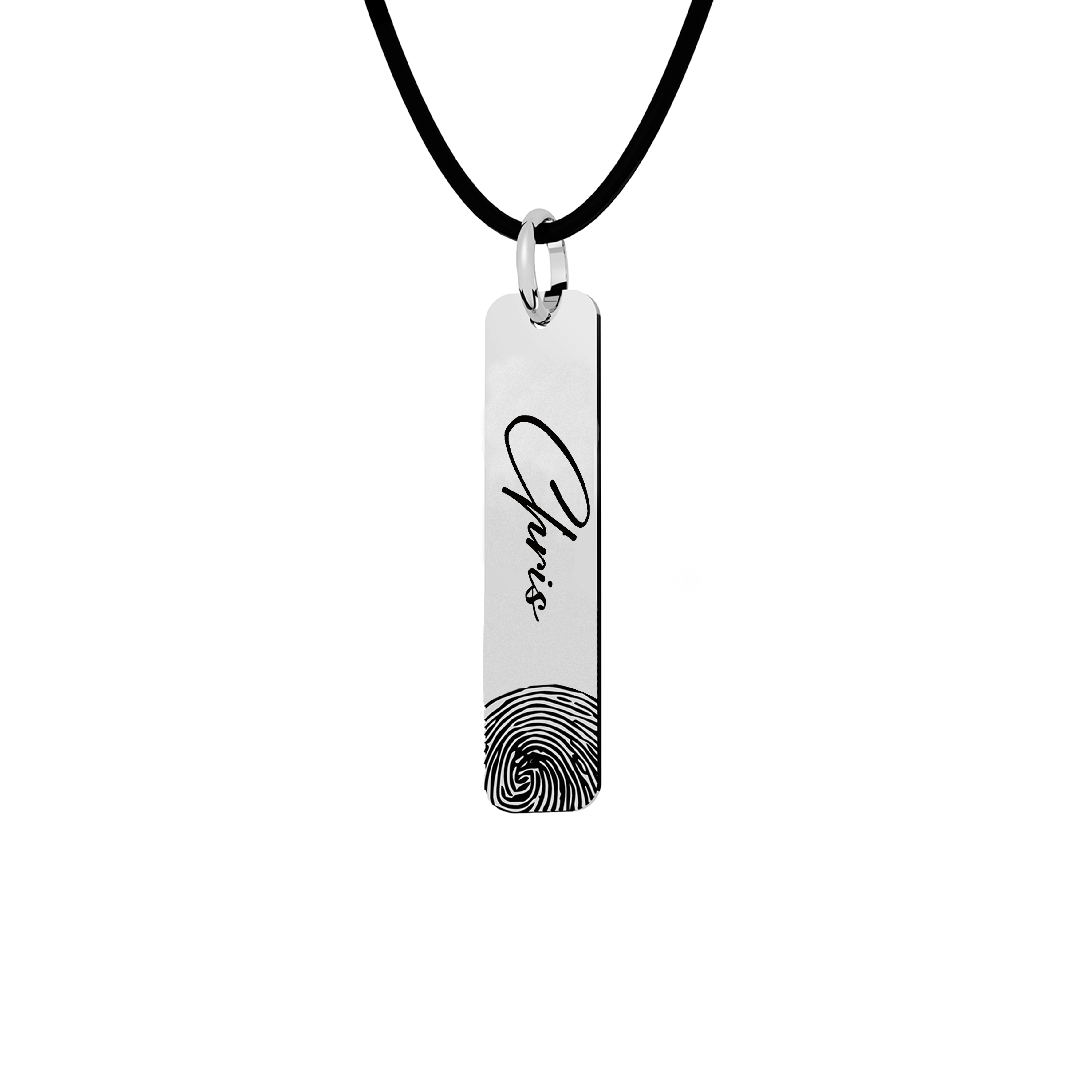 Etiqueta Huella Personalizable Plata .925 Primerly