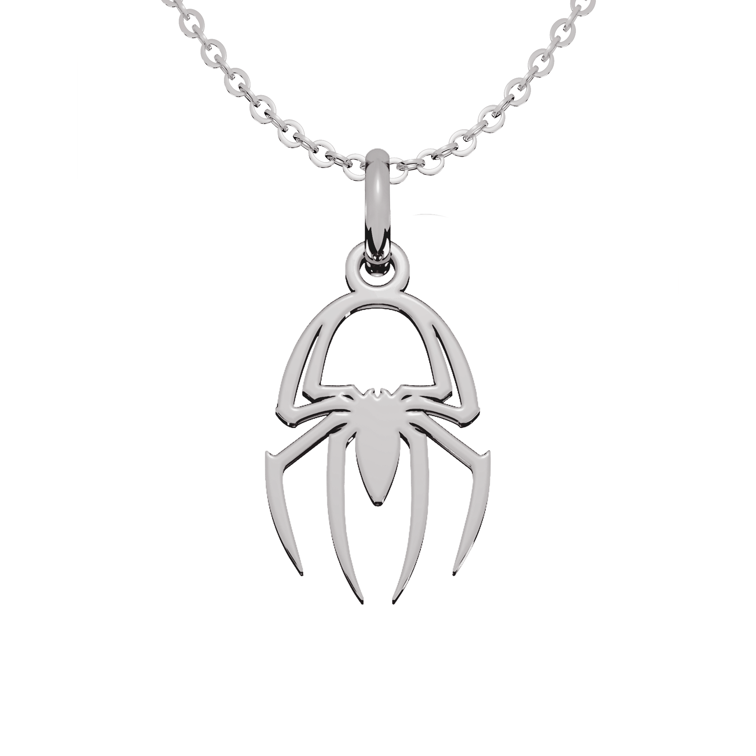 Collar Dije Spiderman Plata .925 Primerly