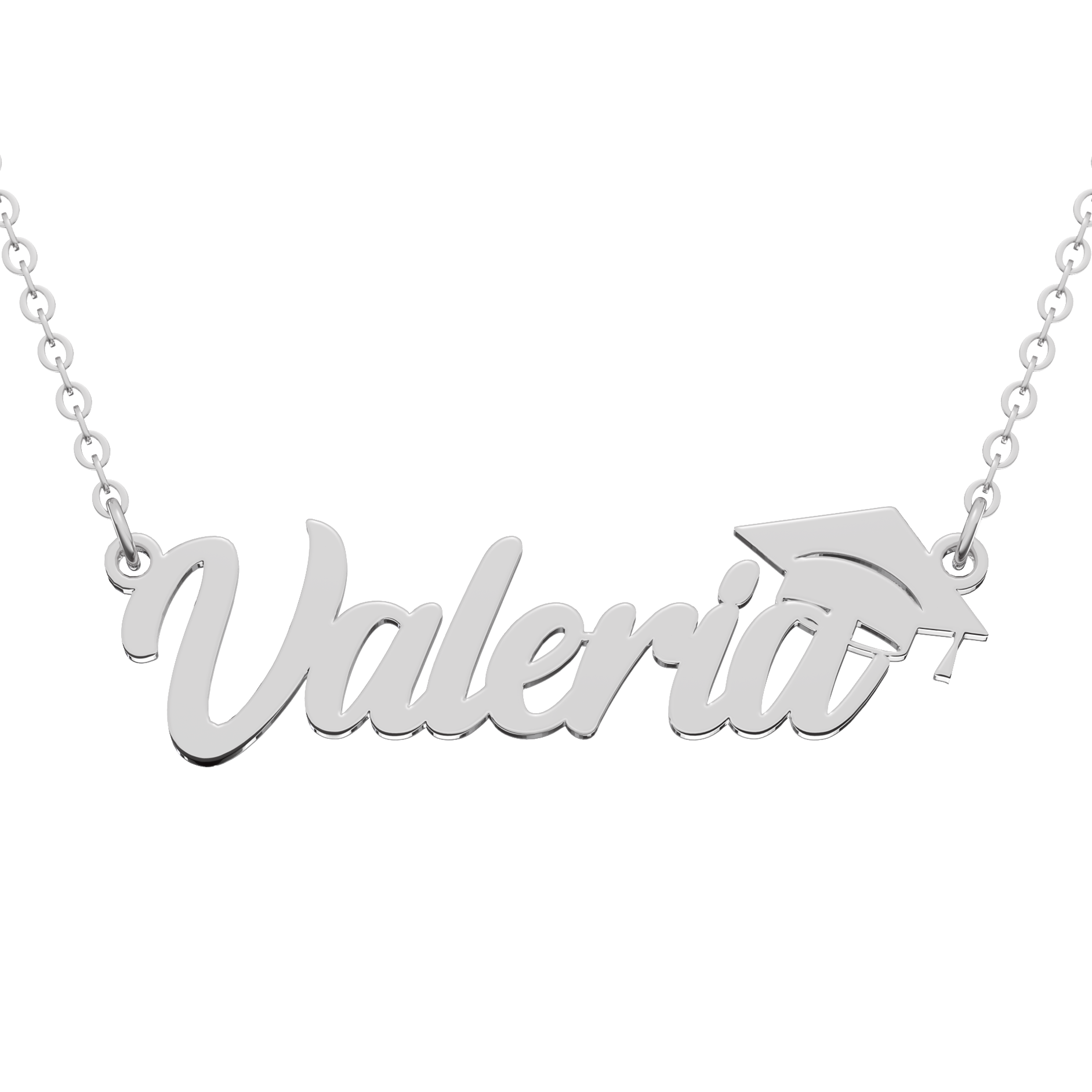 Collar Classic Figura Personalizable Plata .925 Primerly