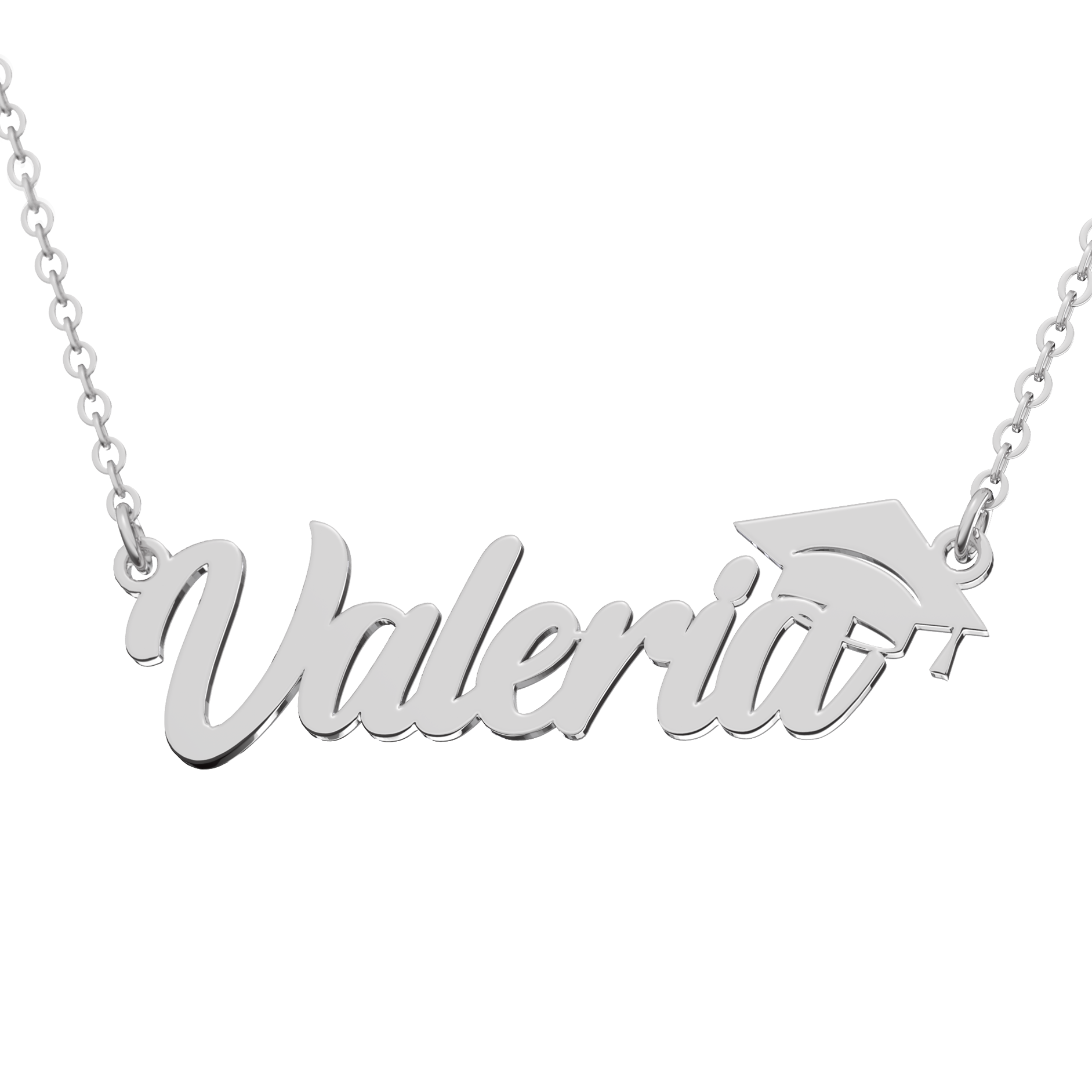 Collar Birrete Graduación Personalizable Plata .925 Primerly