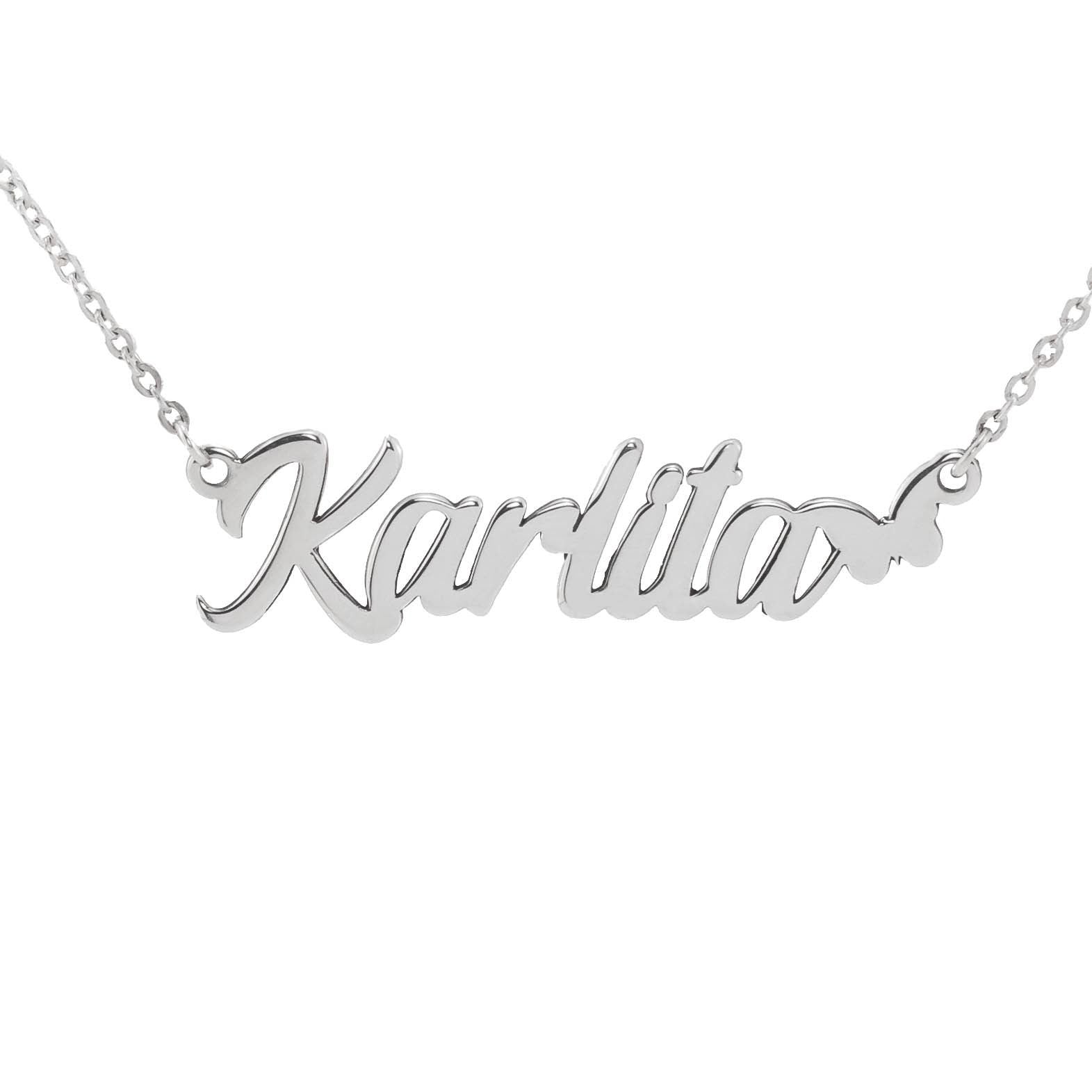 Collar Classic Figura Personalizable Plata .925 Primerly