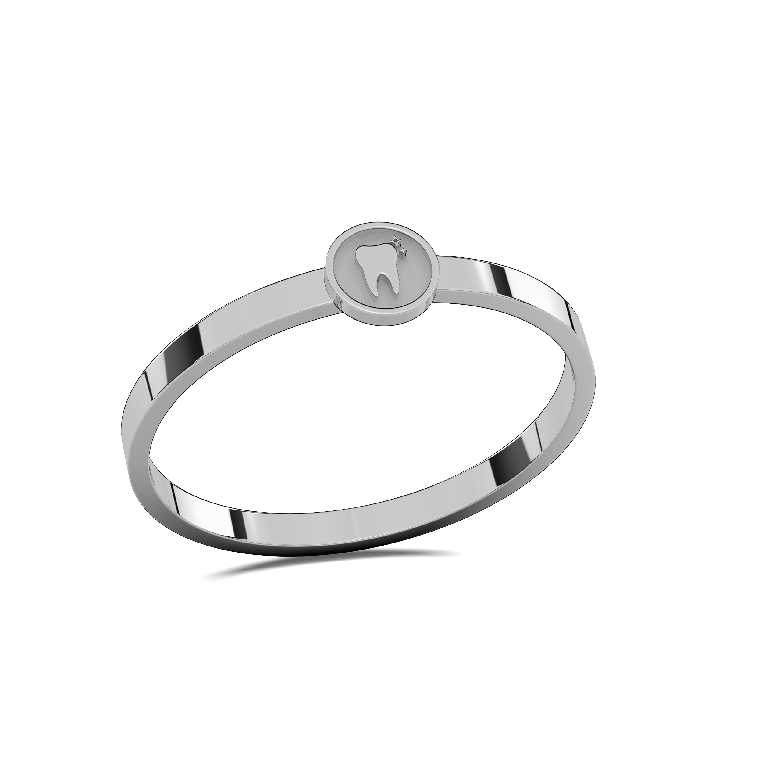 Anillo Graduación Round Plata .925