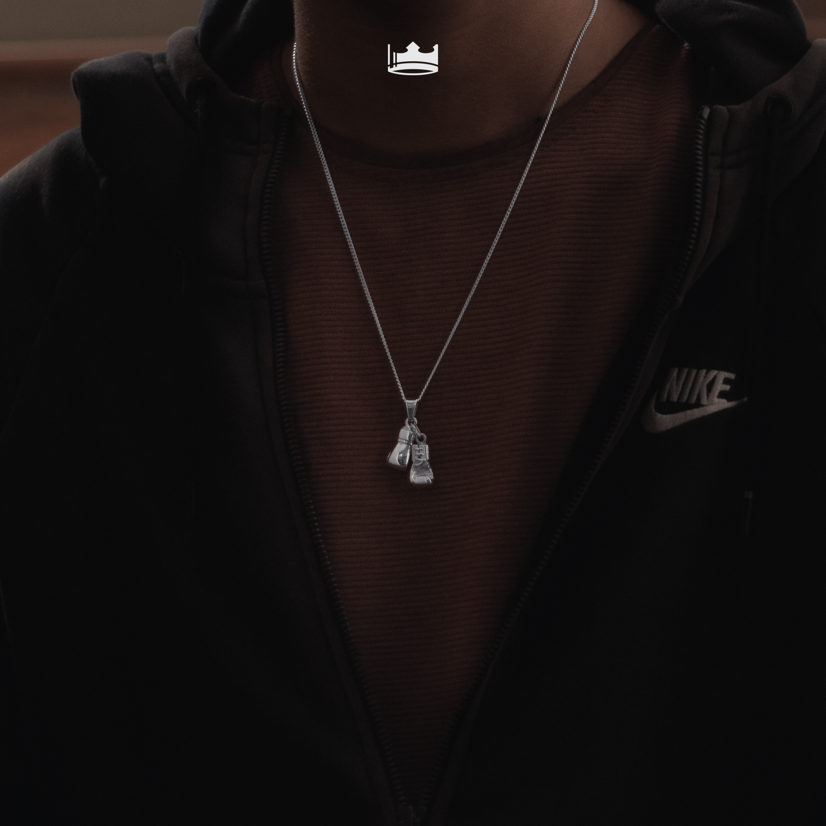 Dijes Guantes Box Par en Plata