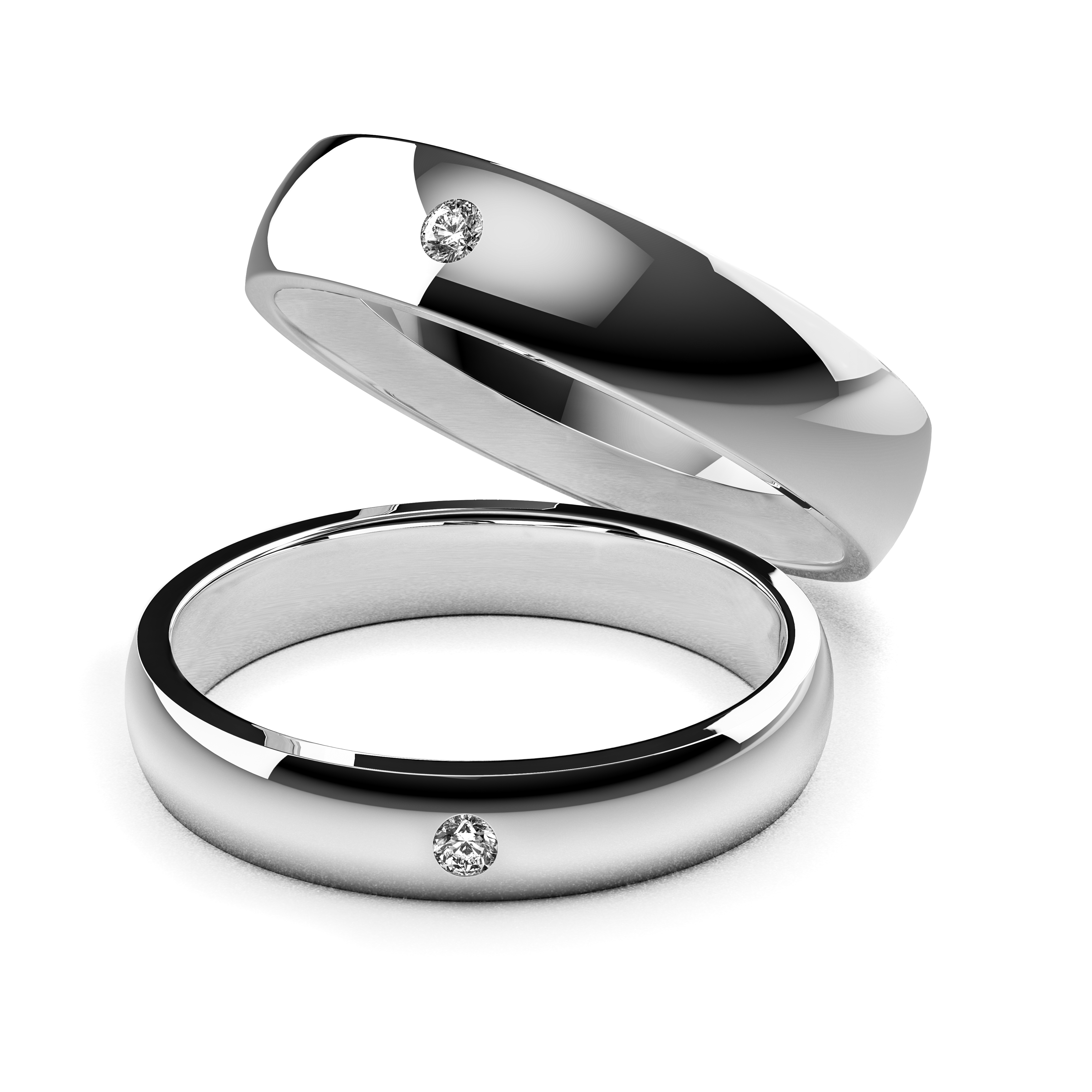 Anillos Matrimoniales Par Paloma X Plata