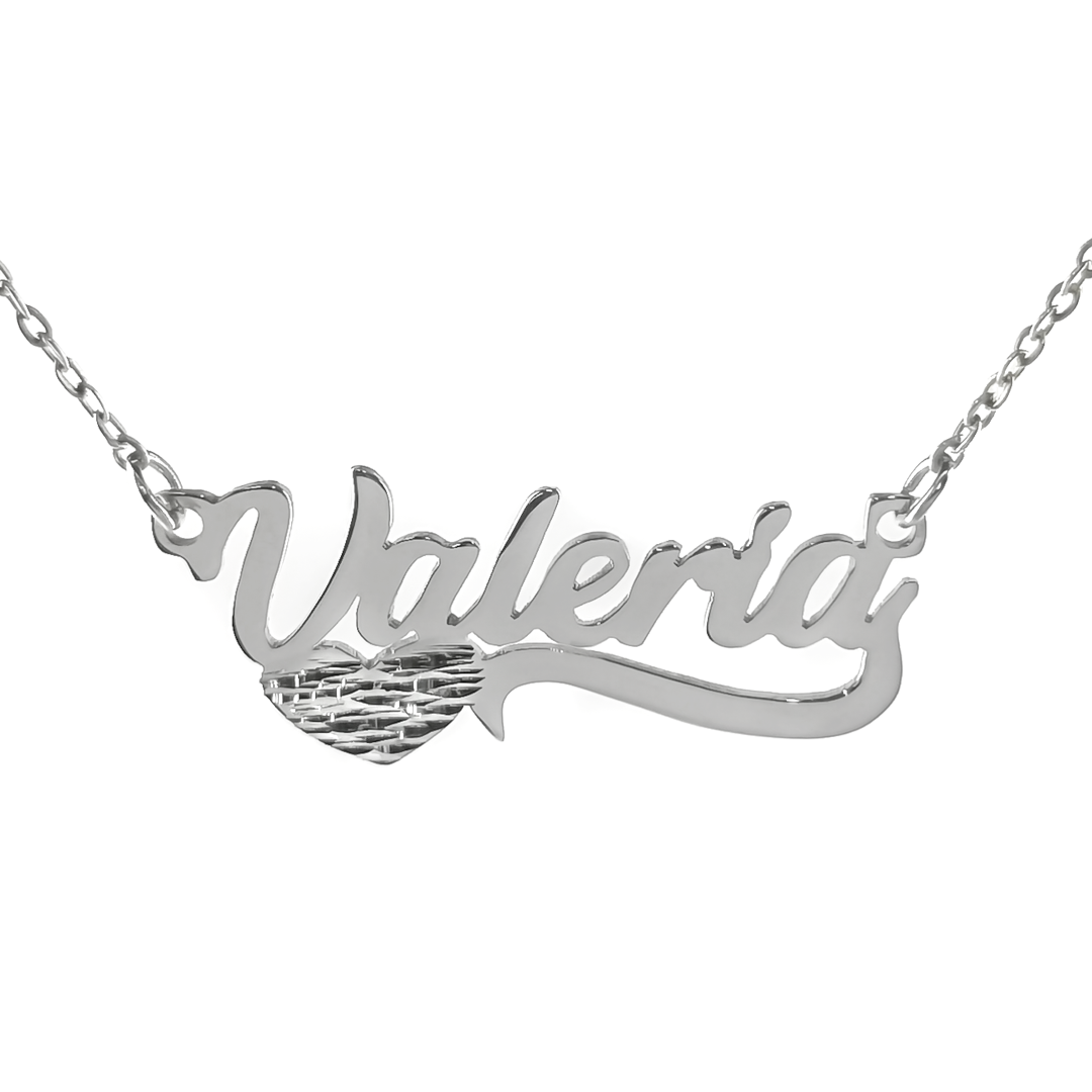 Collar Classic Diamantada Personalizable Plata .925 Primerly