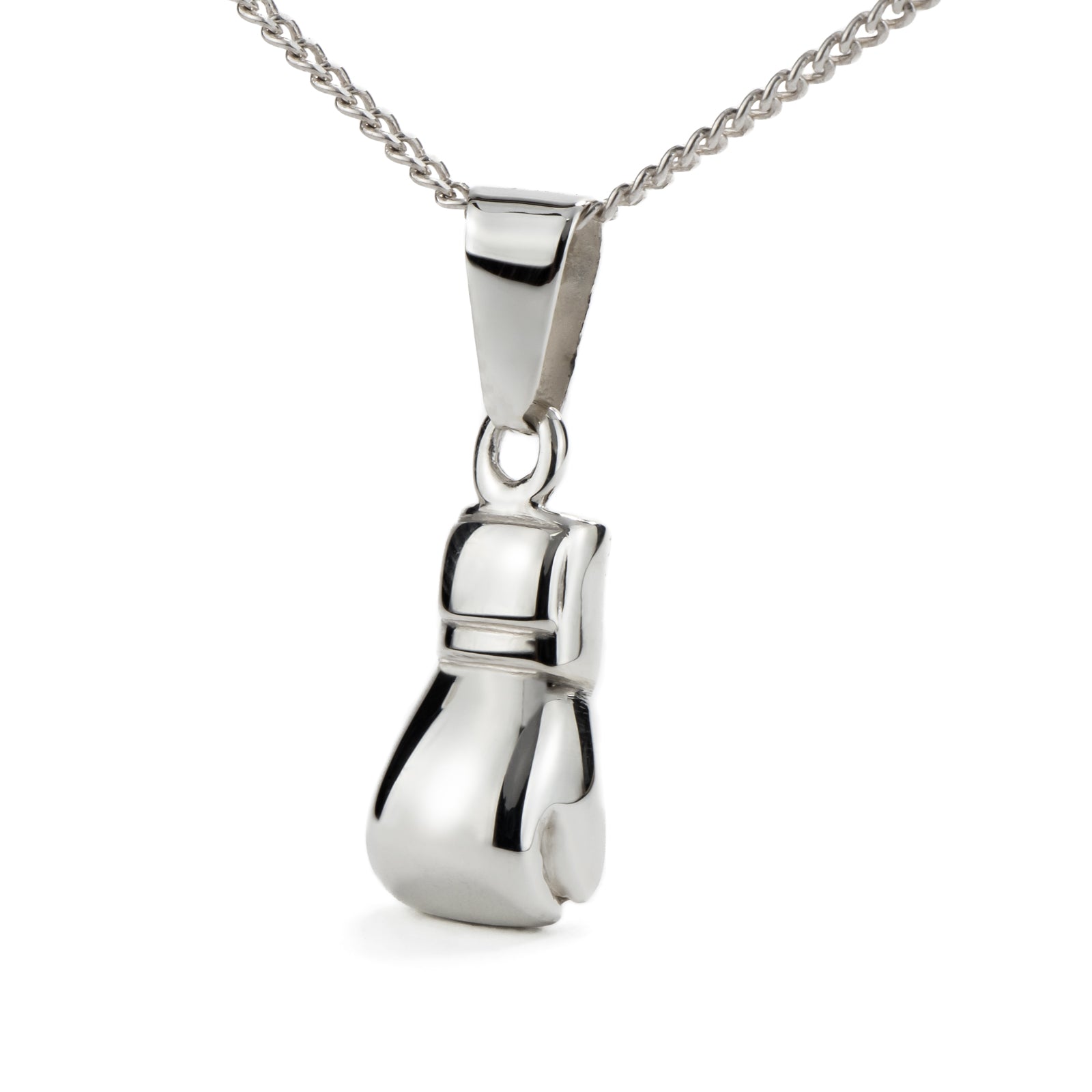 Cadena con Dije Guante de Boxeo Plata .925
