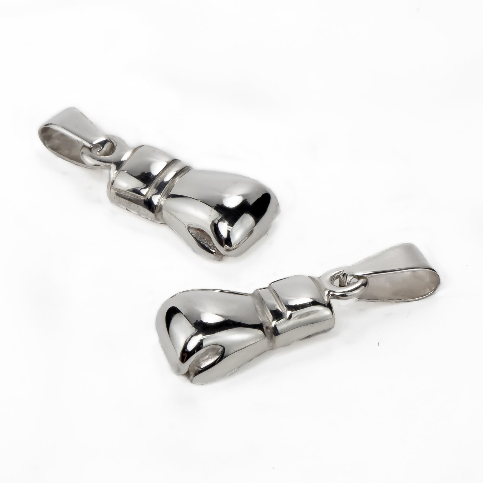 Dije Guante de Box en Plata