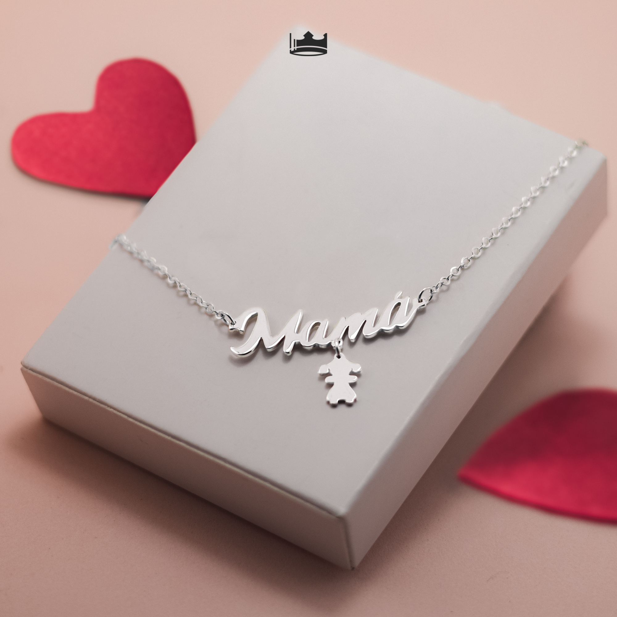 Collar Mama Niños Personalizable Plata .925 Primerly