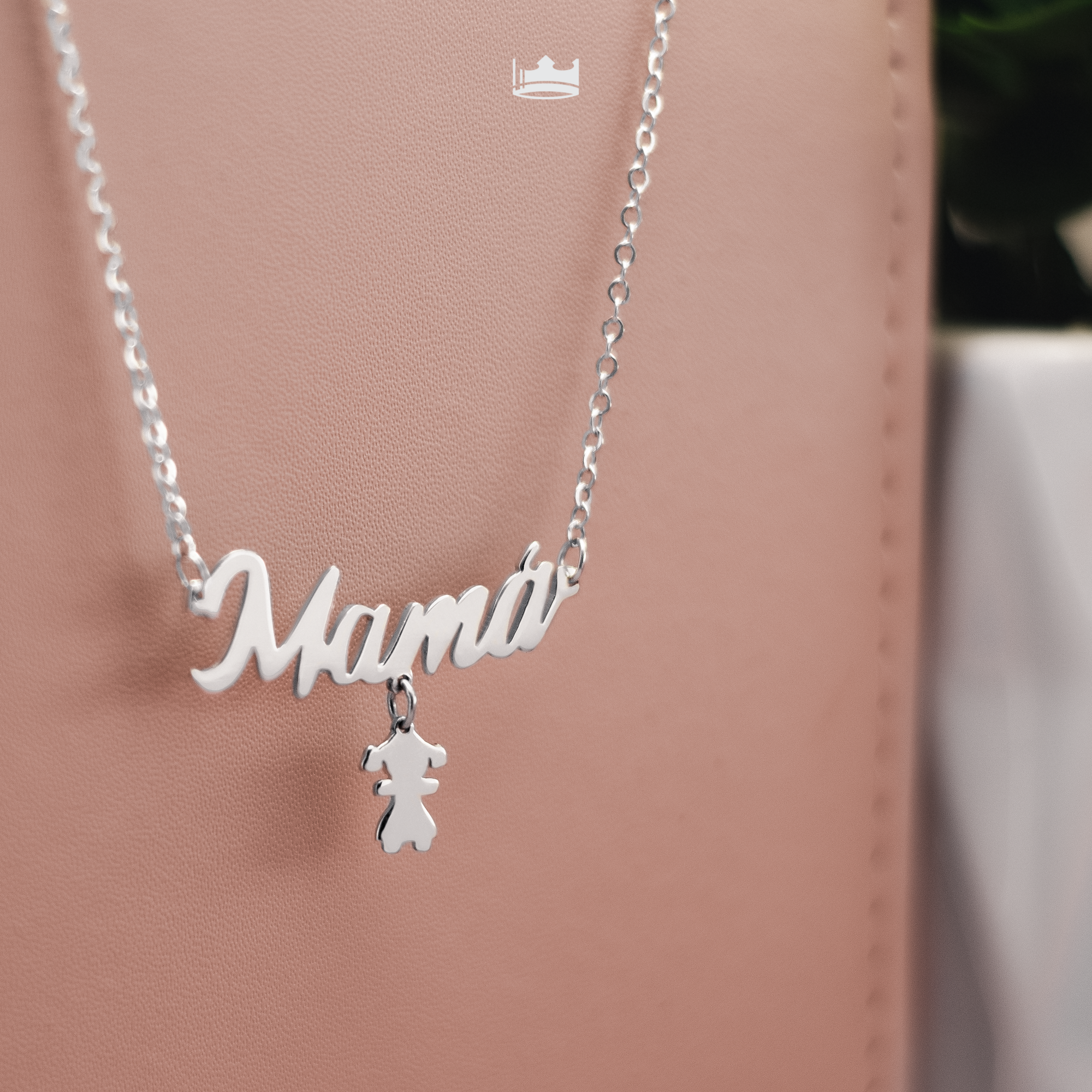 Collar Mama Niños Personalizable Plata .925 Primerly