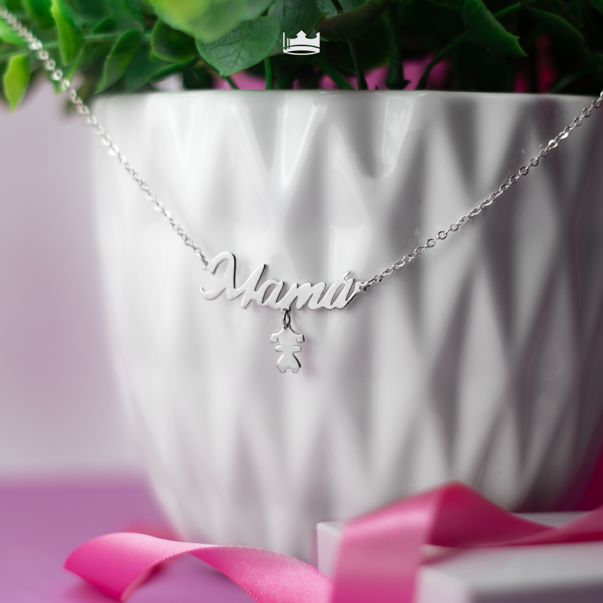 Collar Mama Niños Personalizable Plata .925 Primerly
