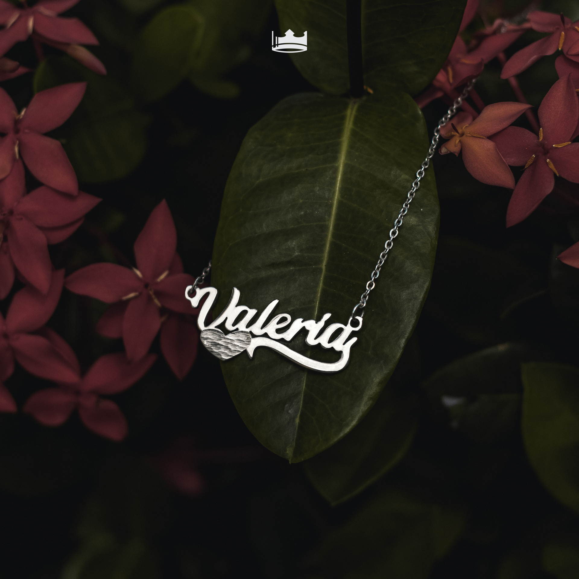 Collar Classic Diamantada Personalizable Plata .925 Primerly