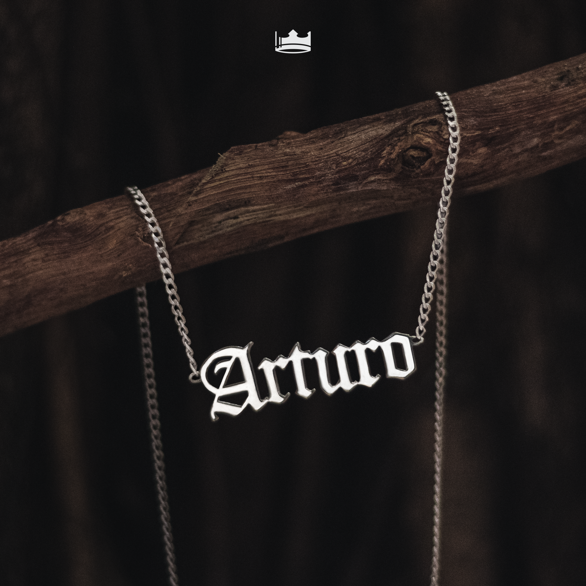 Cadena Monarca Personalizable Plata .925 Primerly