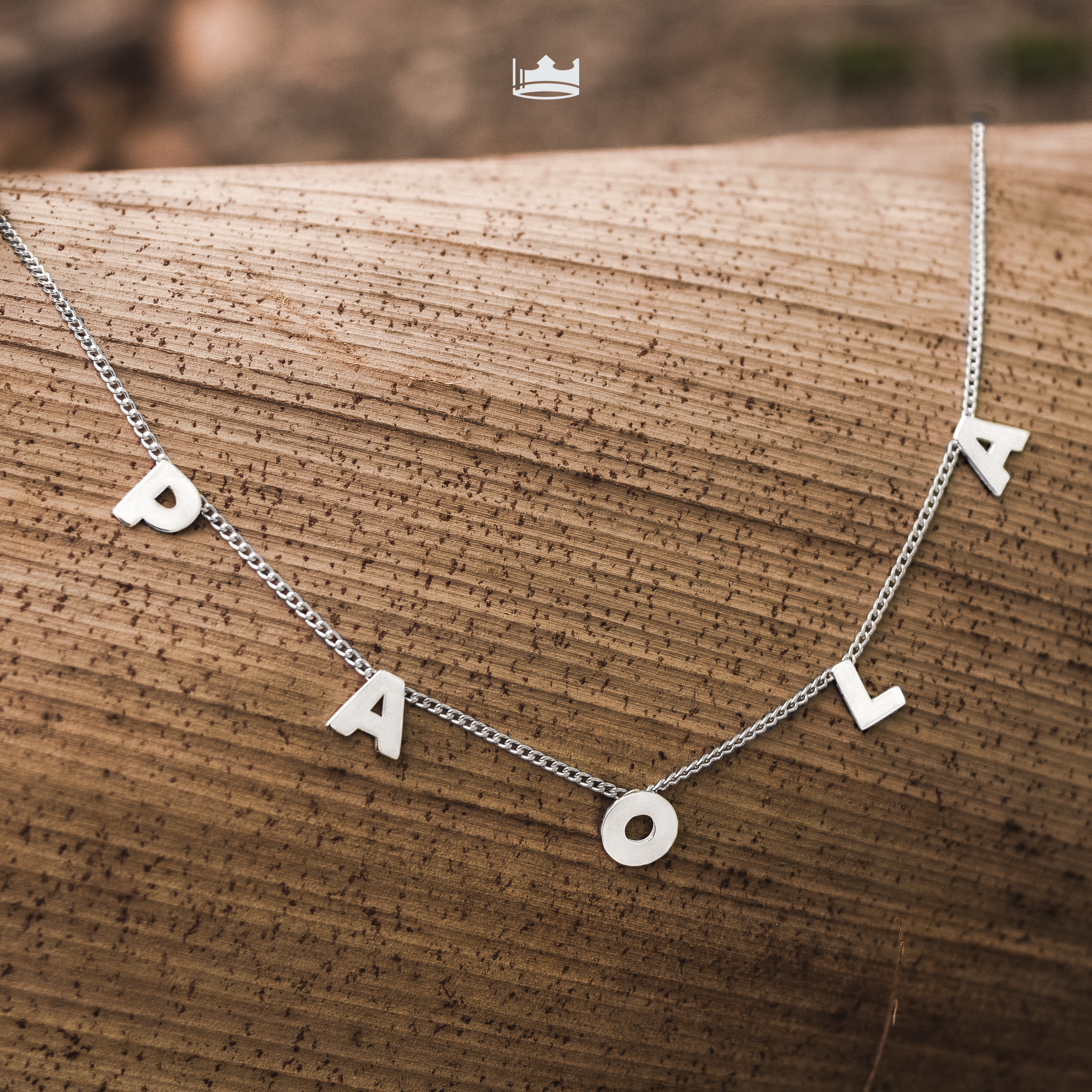 Cadena Letras Personalizable Plata .925 Primerly