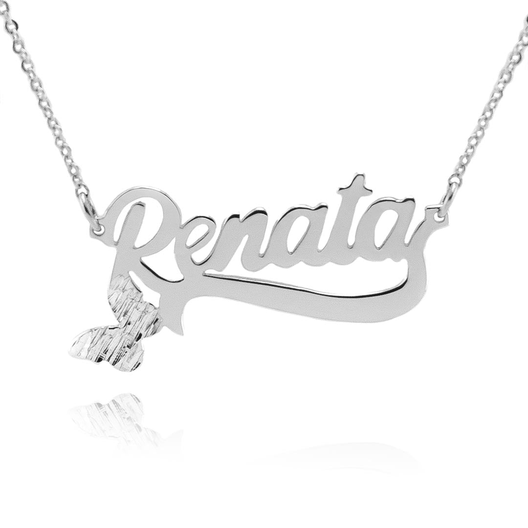 Collar Classic Diamantada Personalizable Plata .925 Primerly