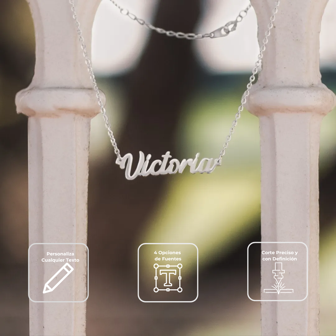 Collar Classic Premium Personalizable Plata .925  Primerly