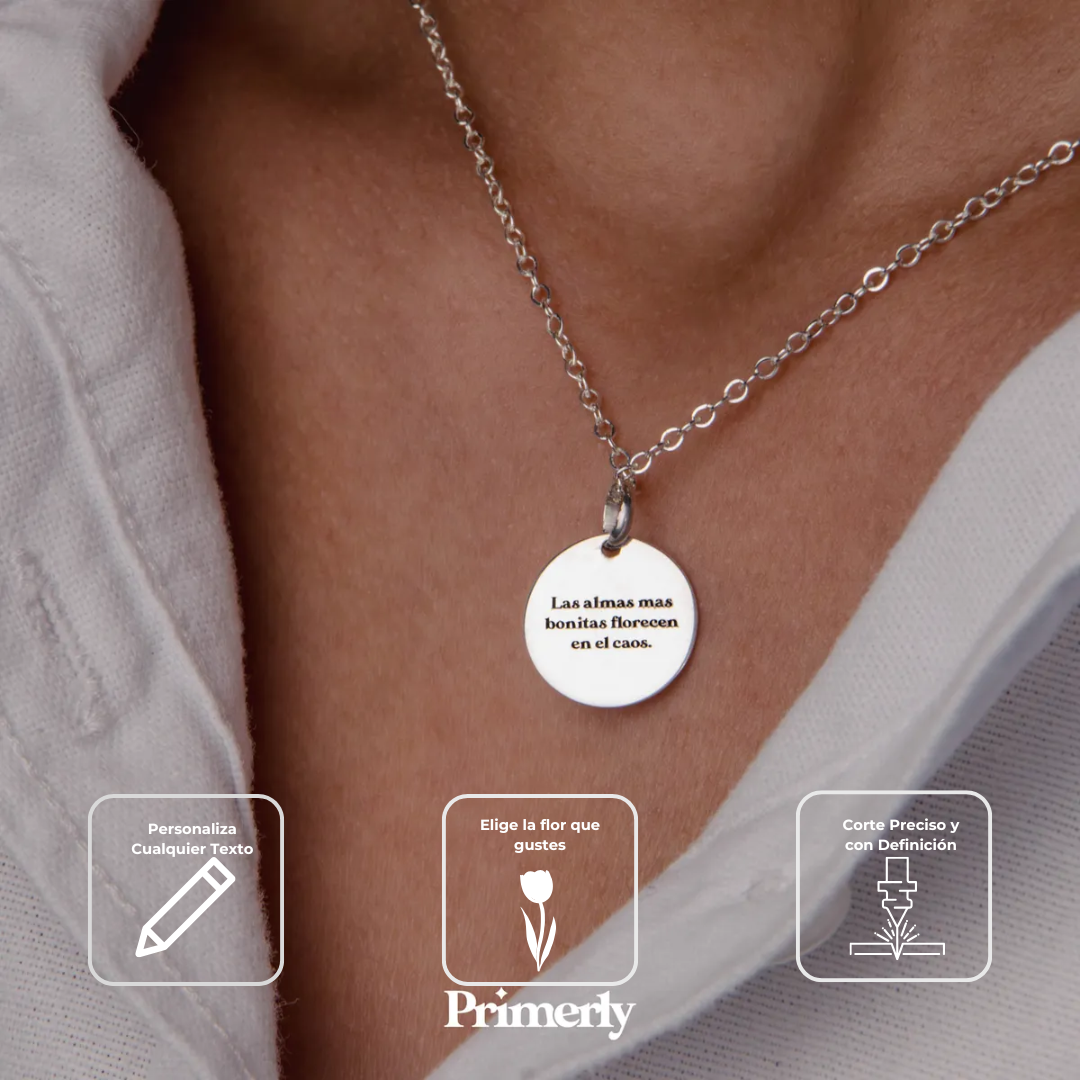 Dije Fiore Personalizable Plata .925 Primerly