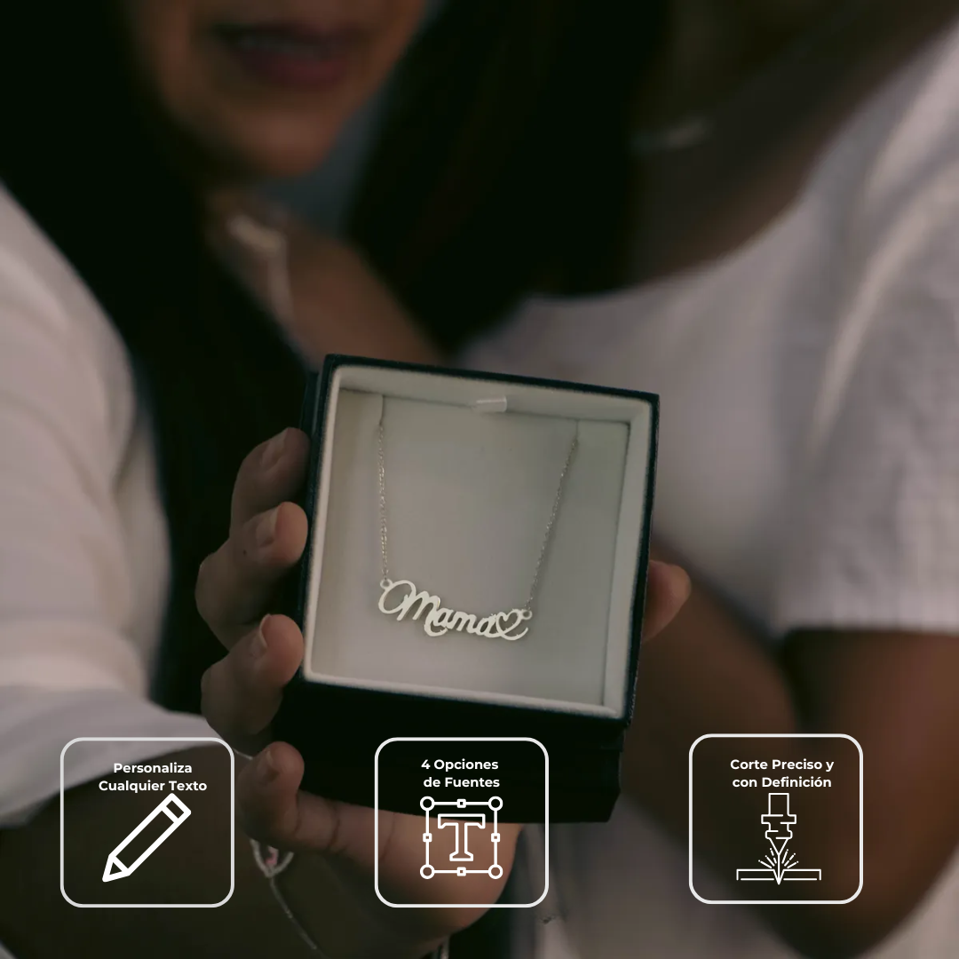 Collar Mamá Love Plata .925