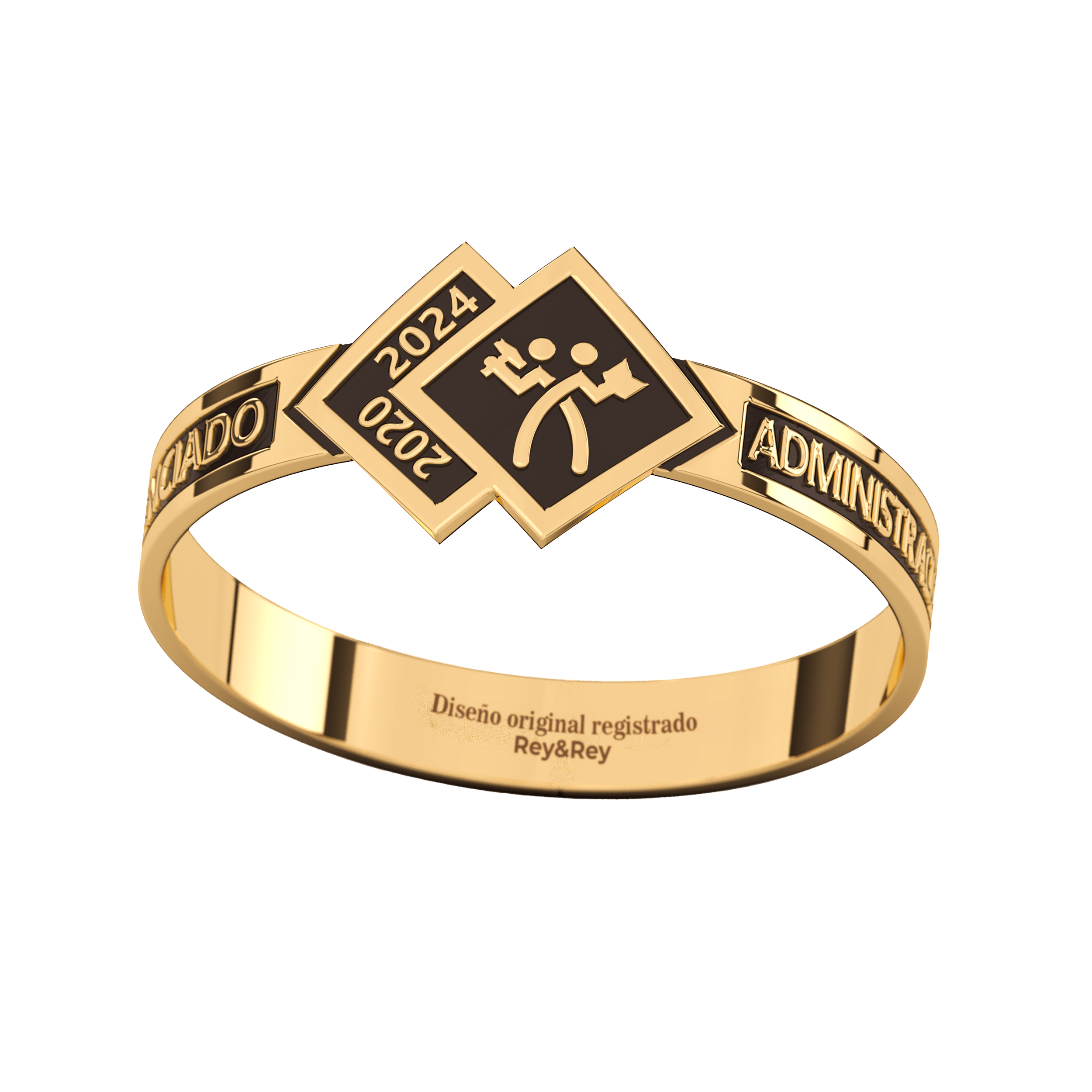 Anillo Skalon Graduación Logos Licenciatura en Plata