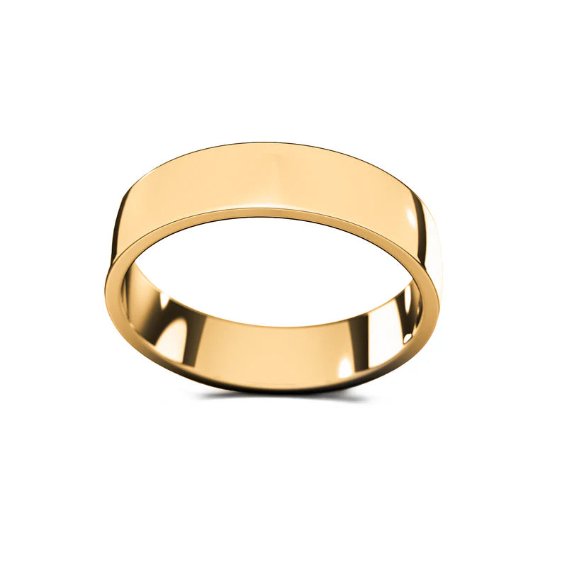 Anillo Matrimonial Liso Plata .925