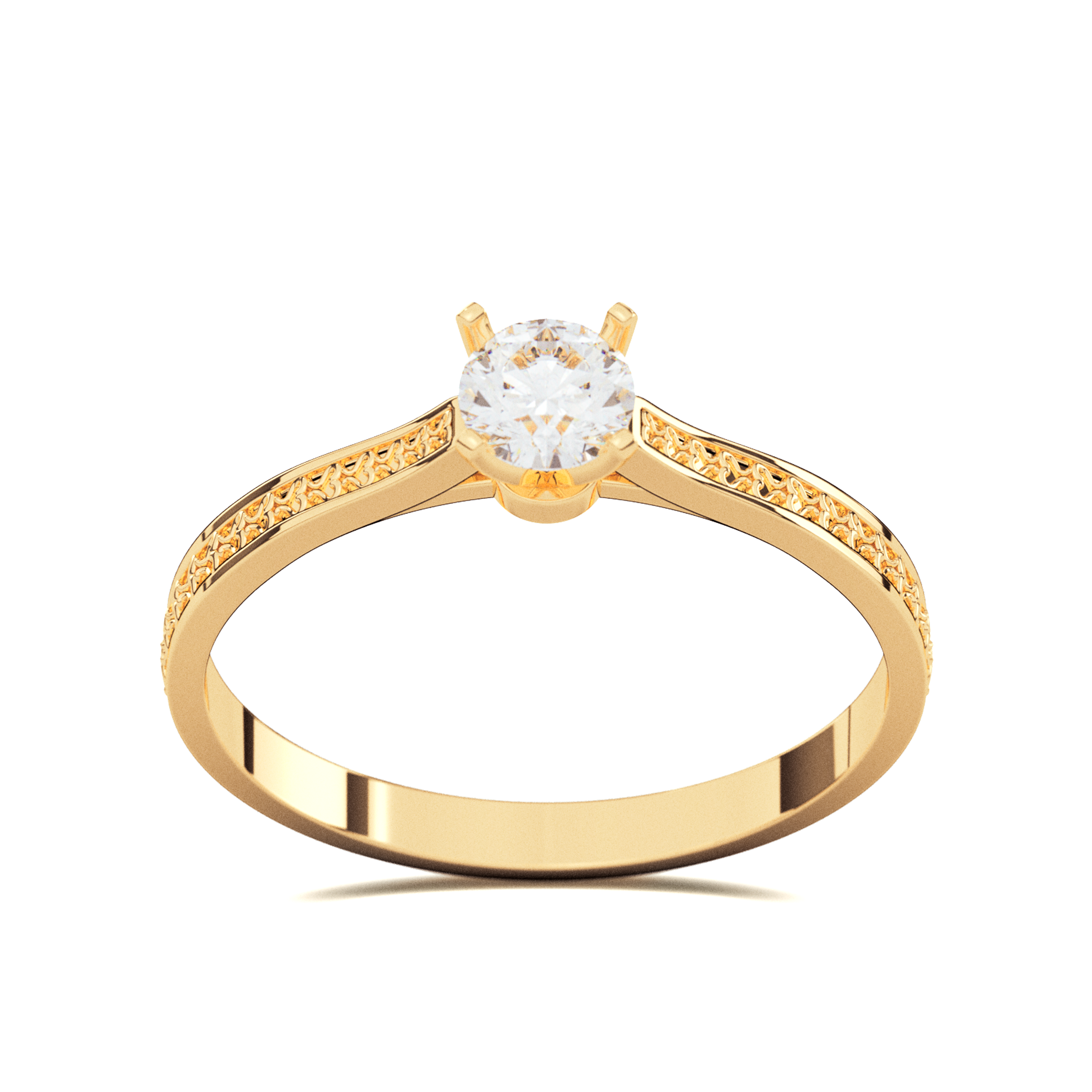 Anillo Compromiso Promesa Cénit Oro