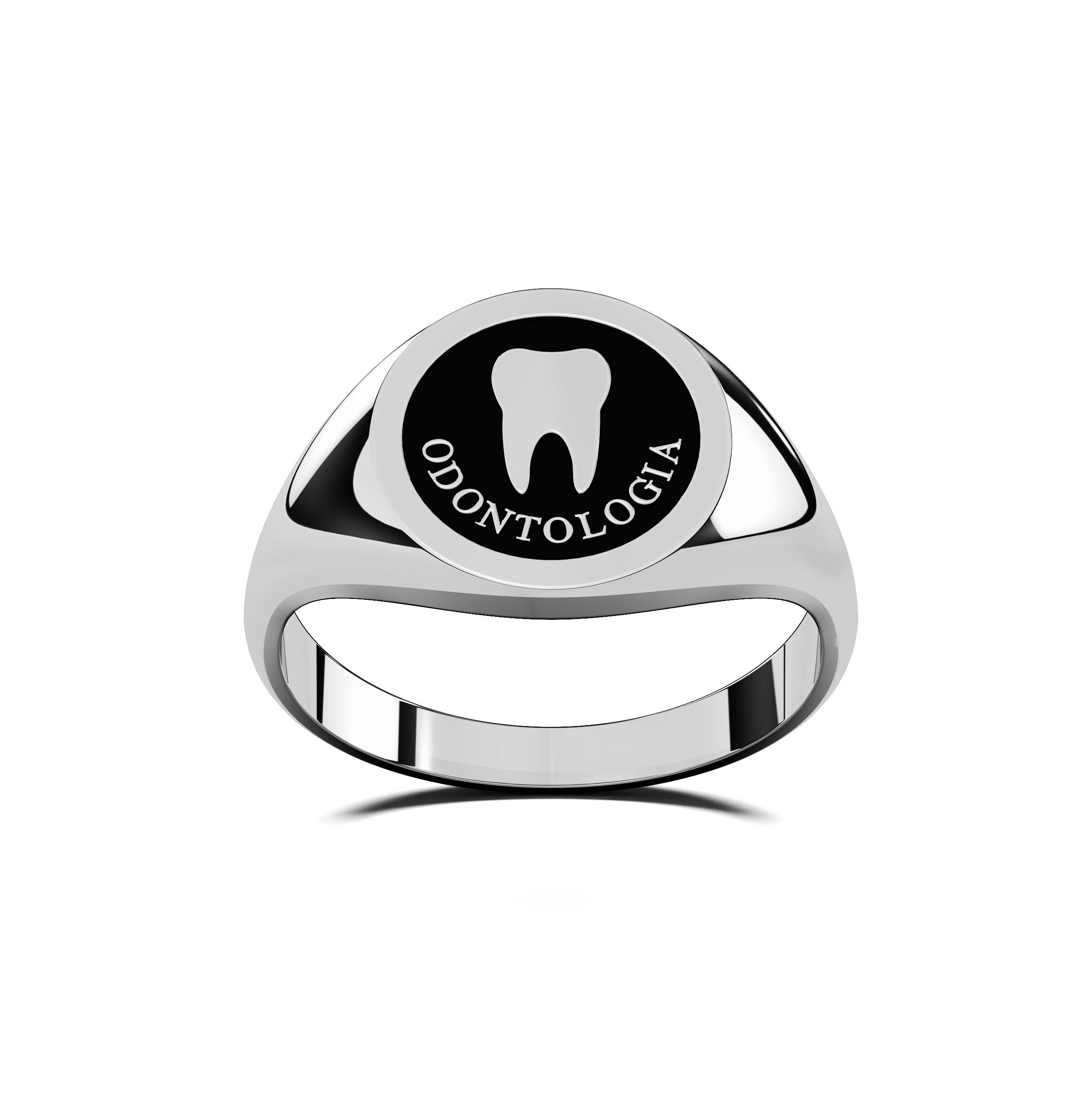 Anillo Sello Graduacion Licenciatura en Plata.925