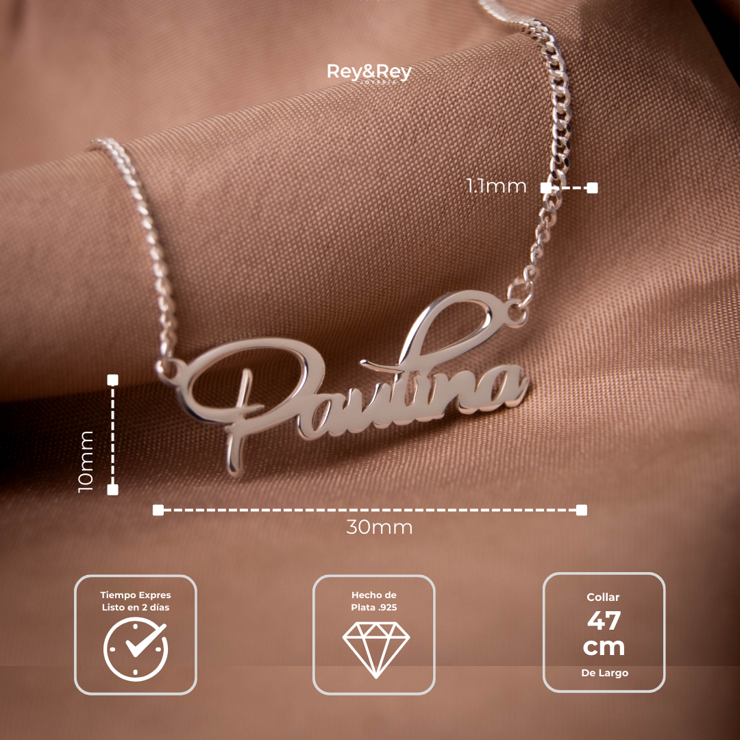 Cadena Classic Barbada Personalizable Plata .925  Primerly