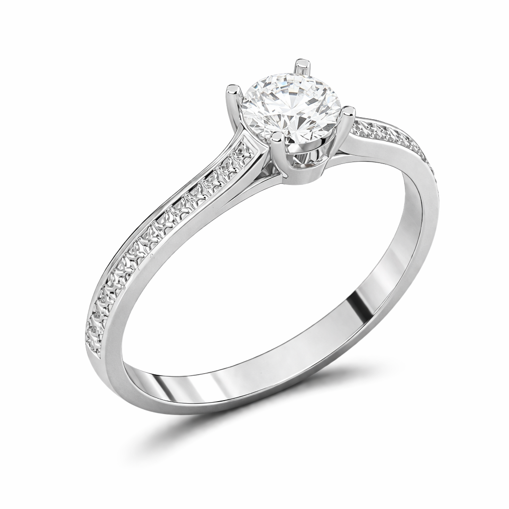 Anillo Compromiso Promesa Cénit Plata