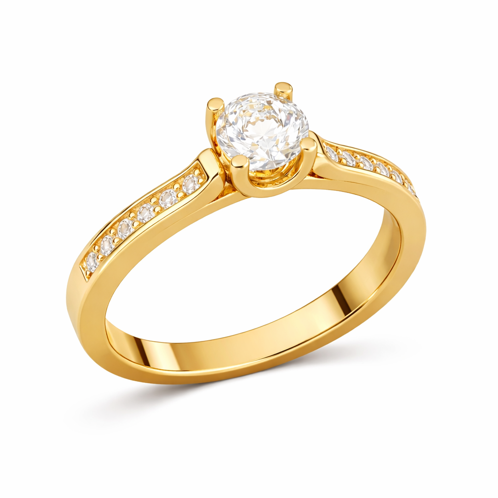 Anillo Compromiso Promesa Constela Oro