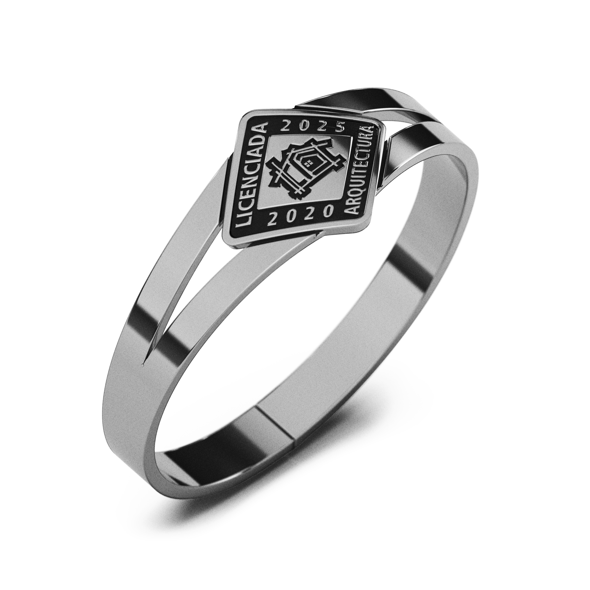 Anillo Graduación Hito Plata