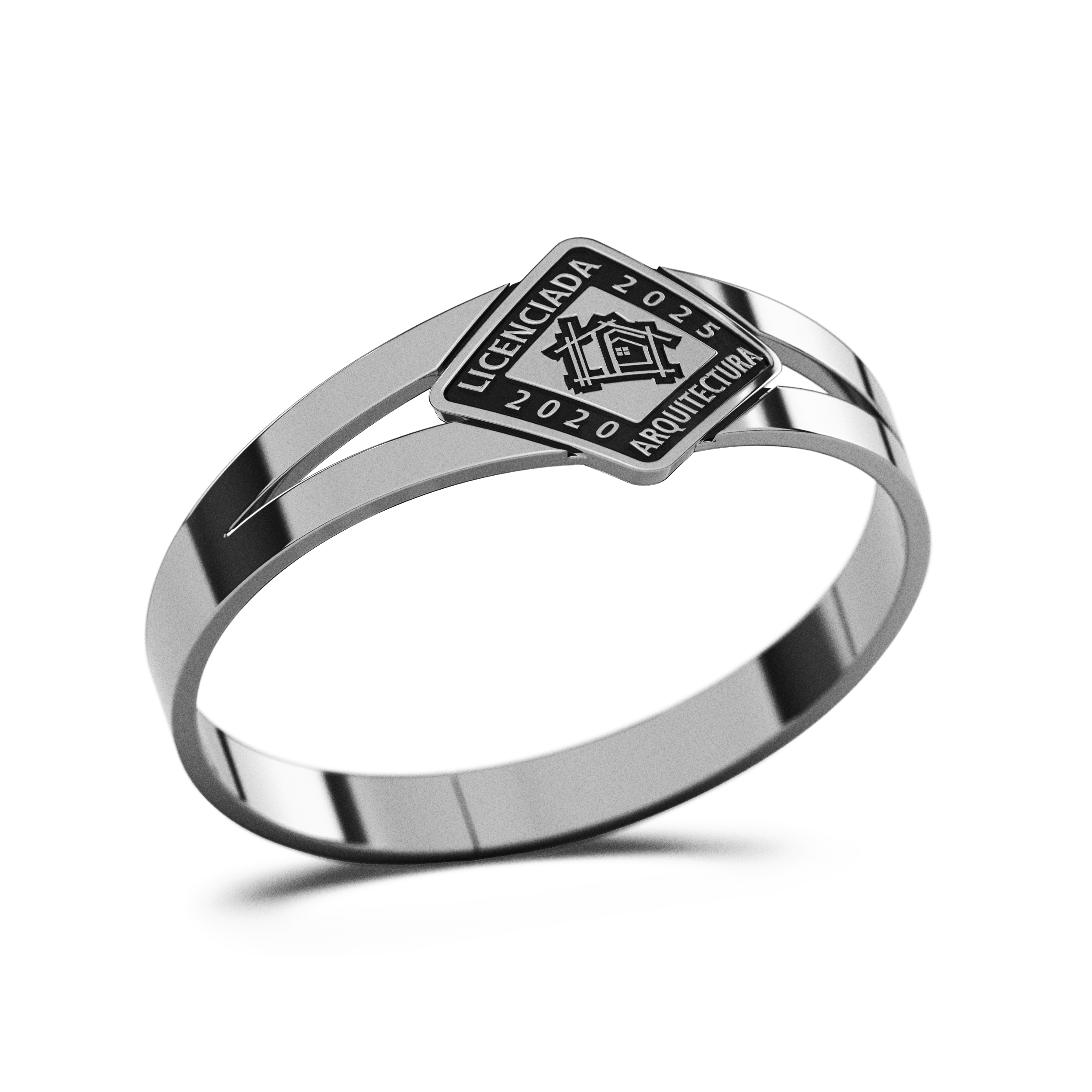 Anillo Graduación Hito Plata