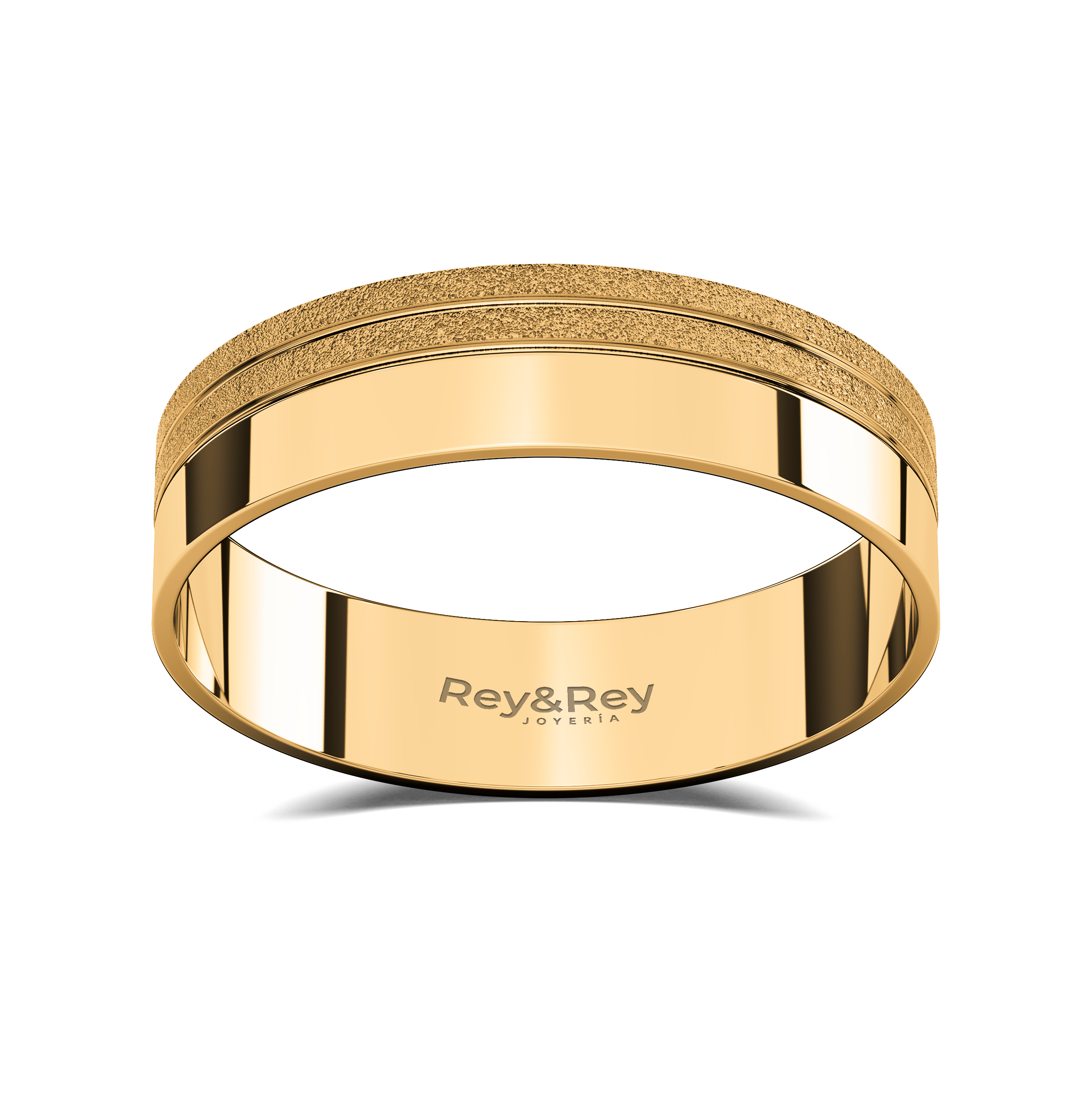 Anillo Matrimonial Craquel LAT Plata