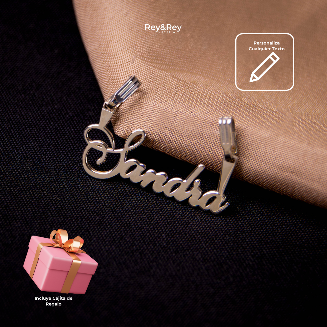 Dije Personalizable Classic de Plata Primerly