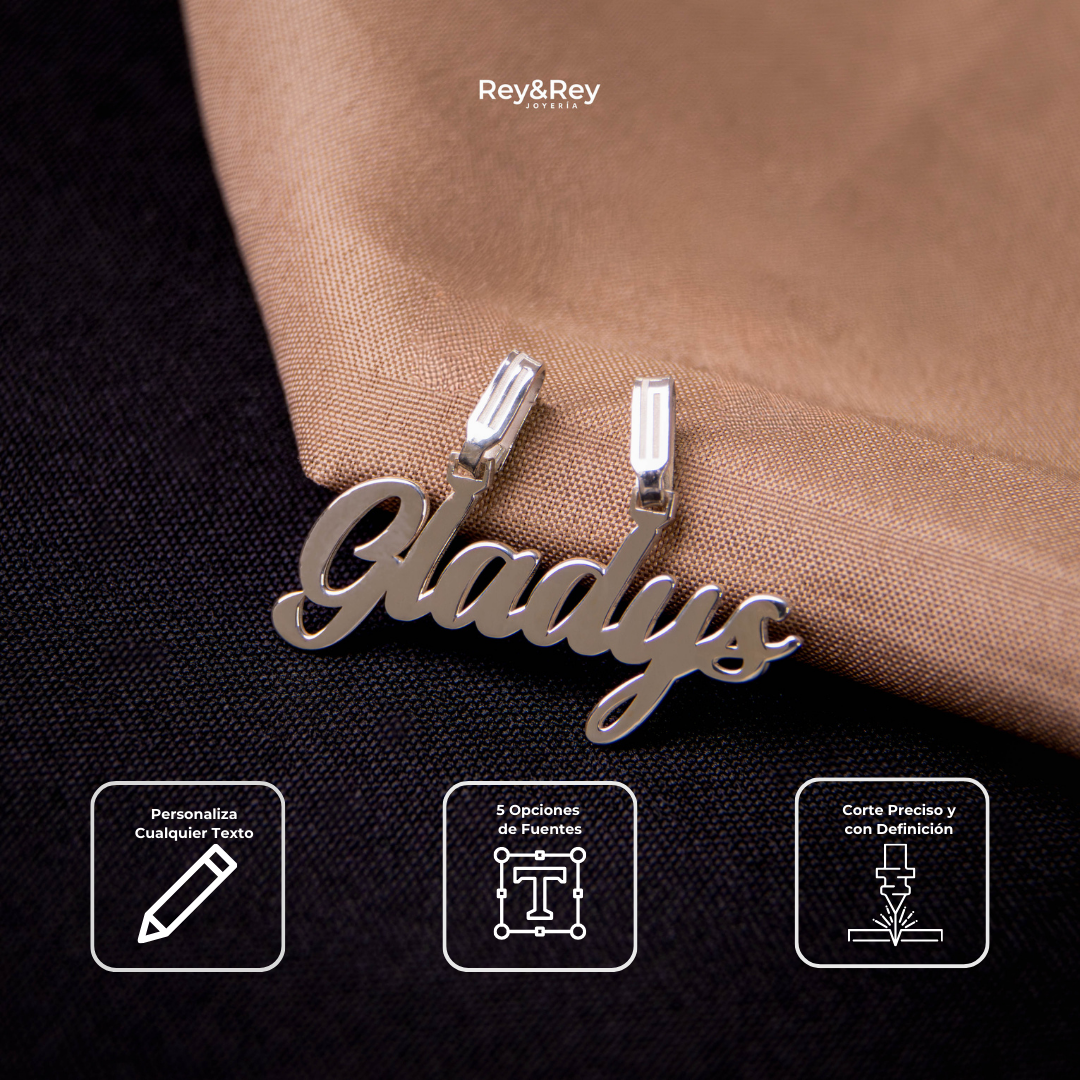 Dije Personalizable Classic de Plata Primerly