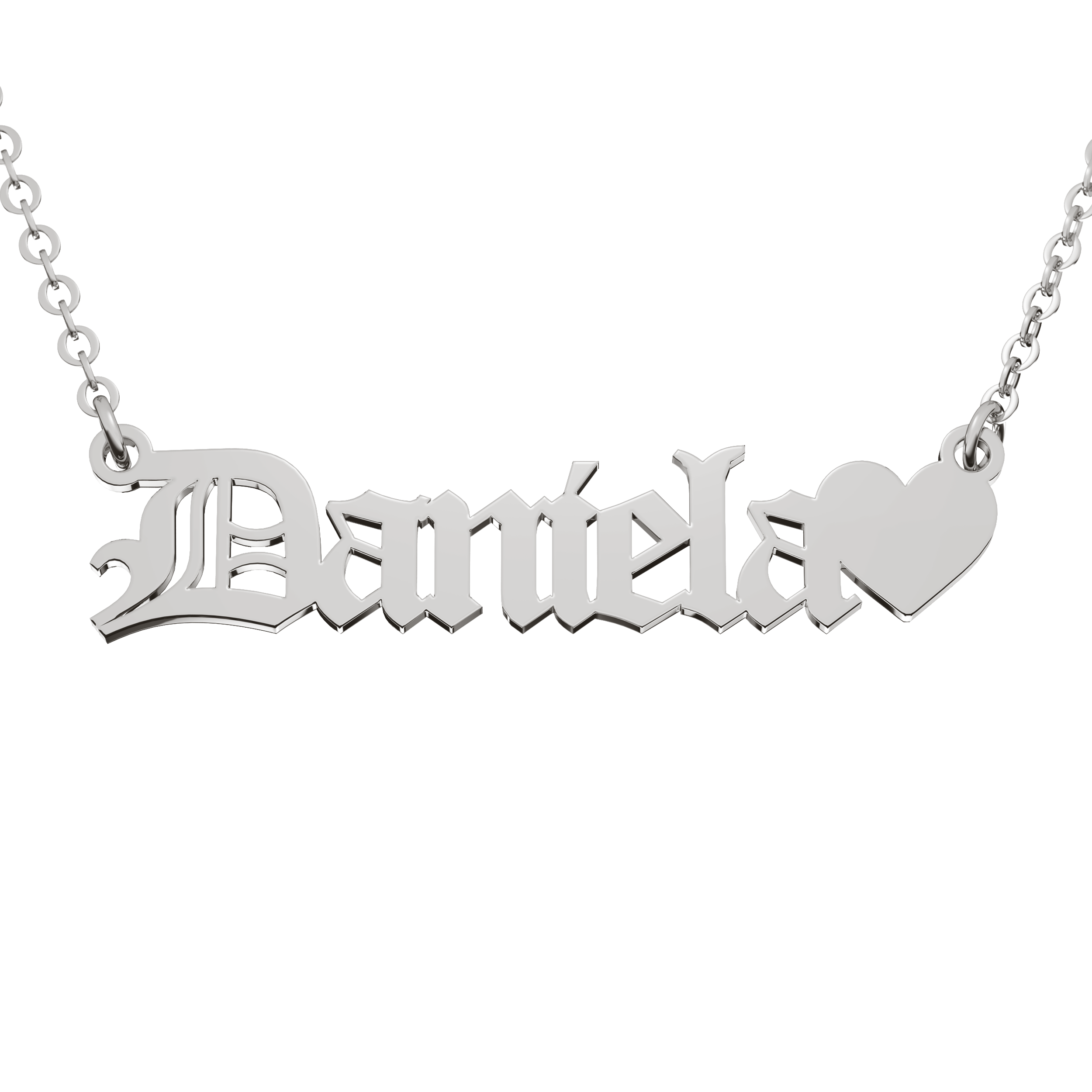 Collar Nombre Classic Personalizable de Plata  Primerly